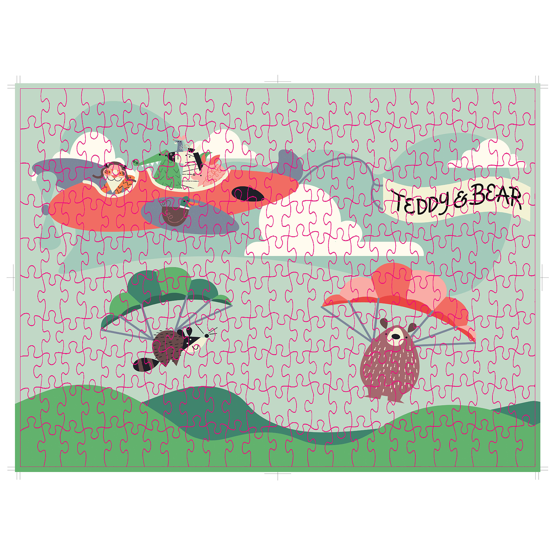 Mosaic Custom 250-Piece Large Jigsaw Puzzle – 14" x 19", Any Design, Low Minimum 7