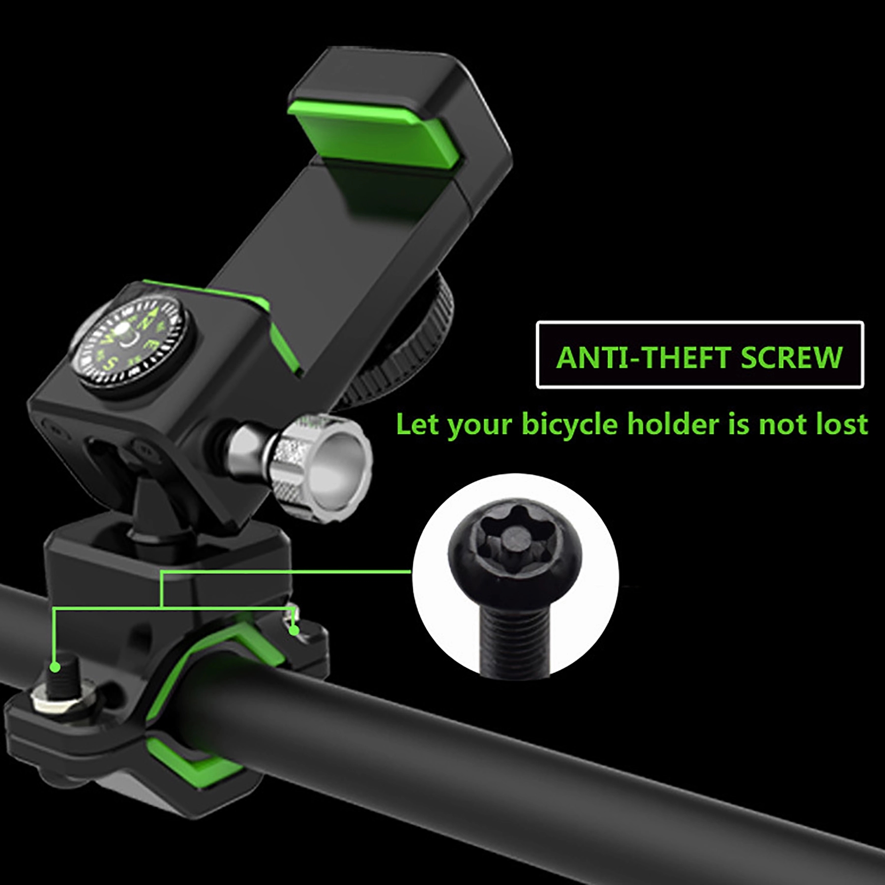 Bike Phone Mount Motorcycle Bicycle Handlebar Holder 8