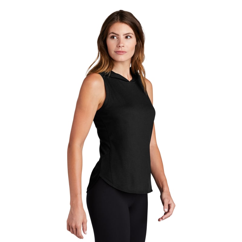 Sport-Tek Women's PosiCharge Tri-Blend Wicking Draft Hoodie Tank. 10