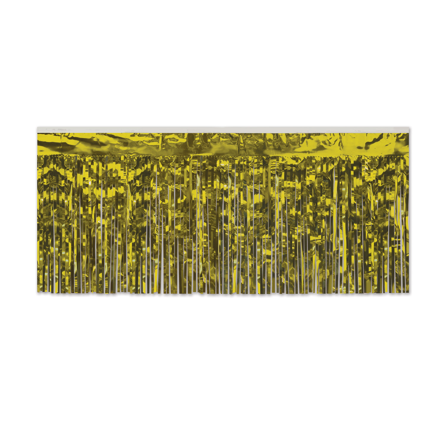 Flame Resistant 1 Ply Metallic Fringe Drapes