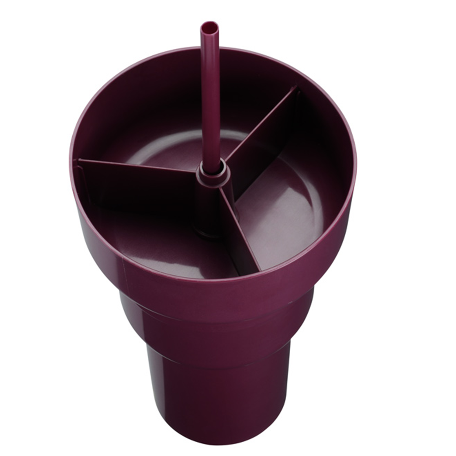 28 Oz Plastic Snack & Straw Cup 7
