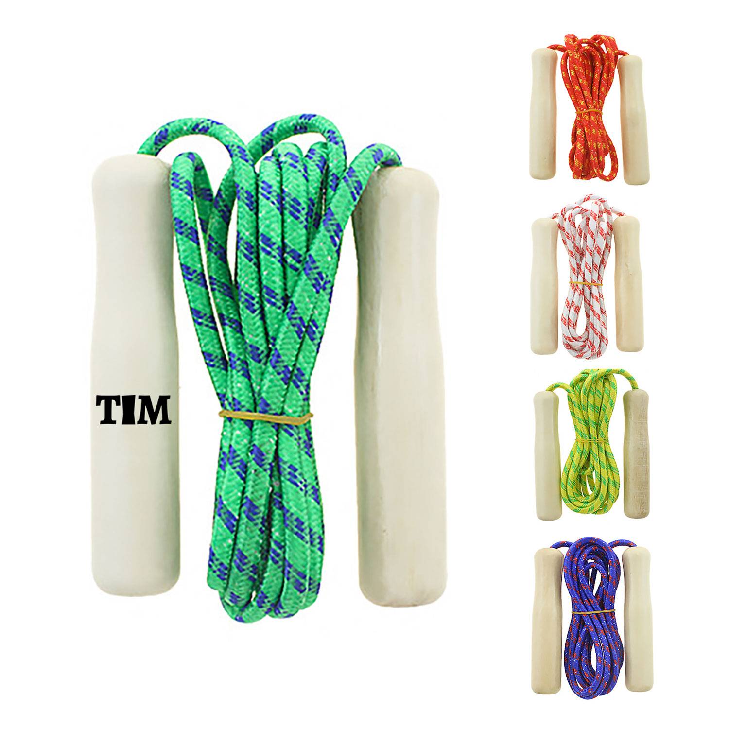 Wood Handle Exercise Fitness Jump Rope 14
