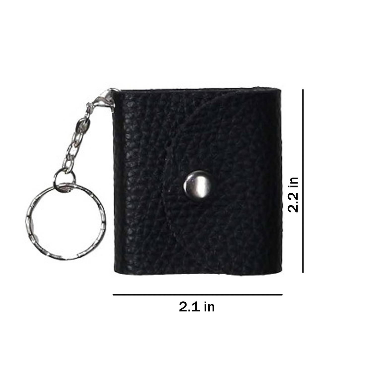 Personalized Mini PU Leather Picture Keychain 5