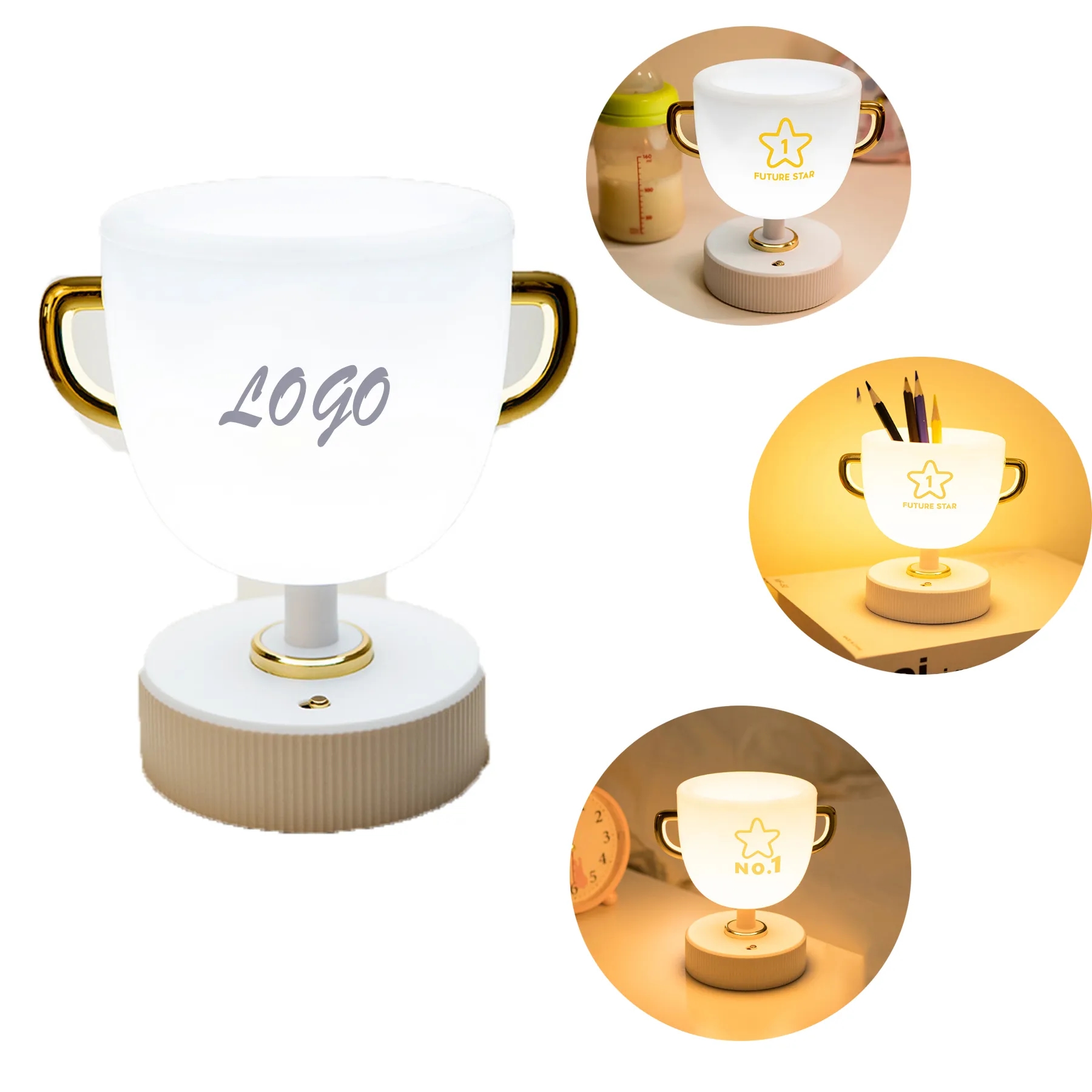 Trophy Pen Container & Night Lamp 6