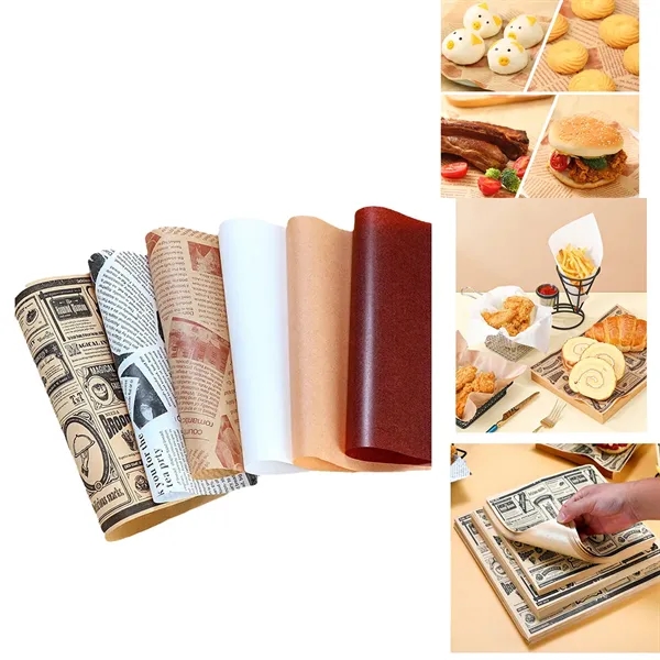 Full Page Printing Burger Wraps Paper 2