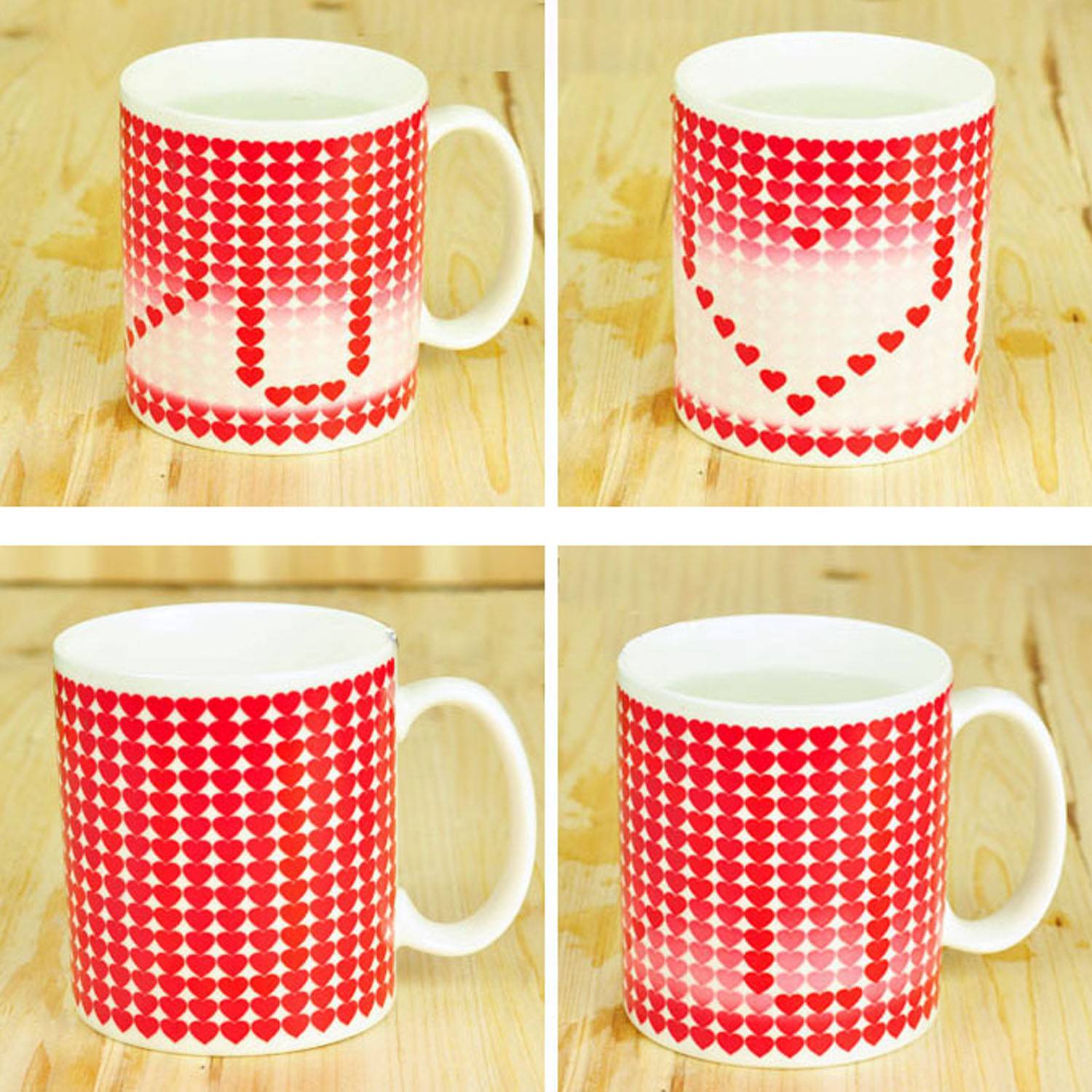 12oz Romantic Color-Changing Ceramic Coffee Mug 3