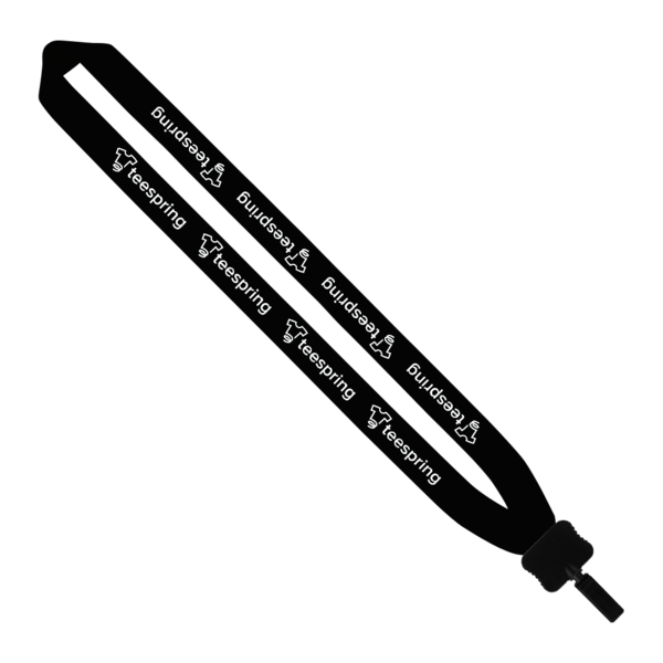 1" Cotton Lanyard with Plastic Clamshell & Bulldog Clip 9