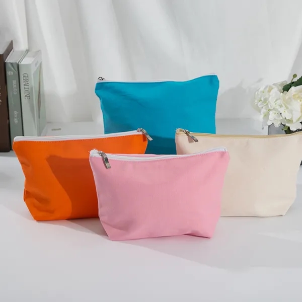 10oz cotton Canvas zipper Pouch 5