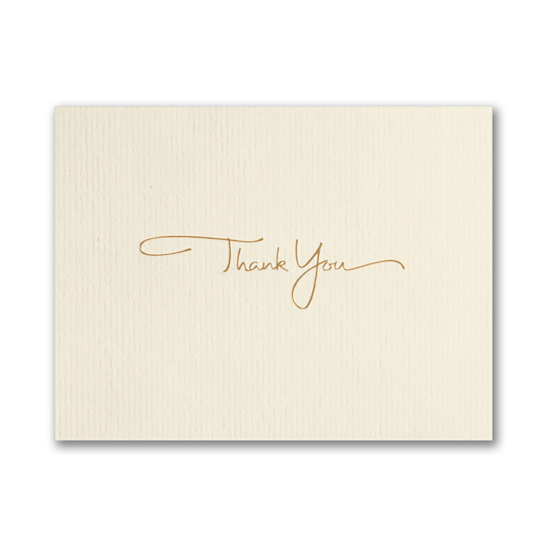 Golden Thank You Card 2