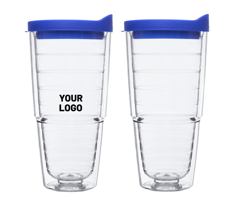 Double Wall Acrylic Tumbler with Straw, 24 oz. 3