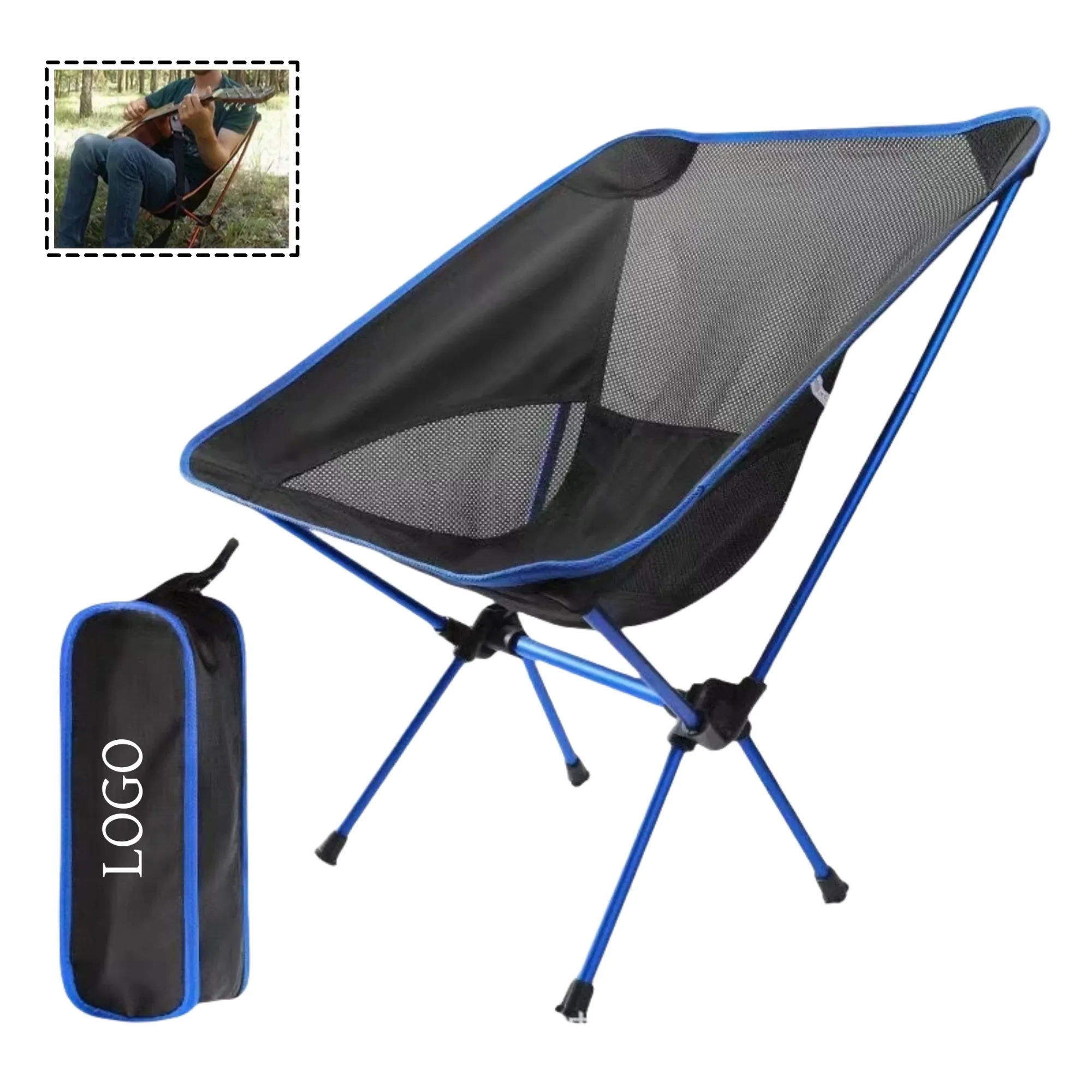 Outdoor Lightweight Folding Moon Chair 2