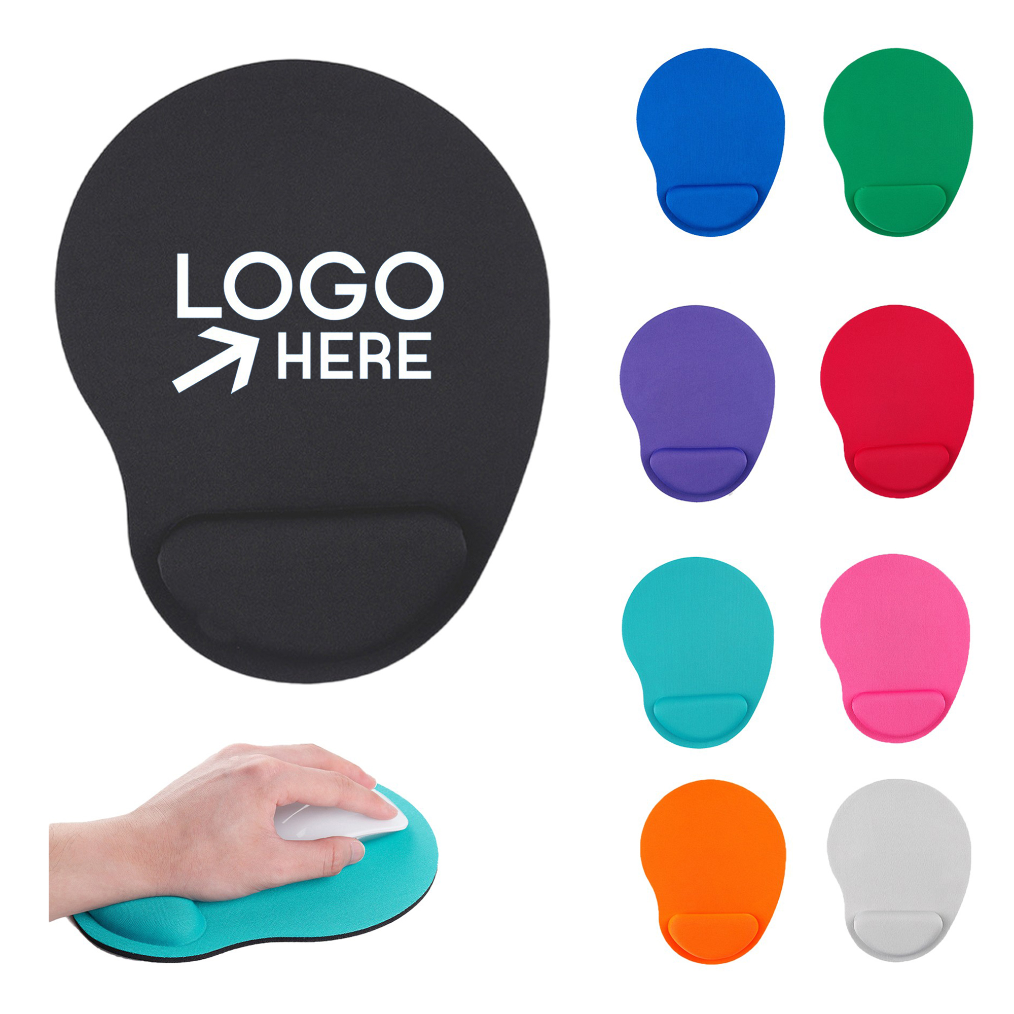 EVA Rubber Wrist Rest Mouse Pad 6