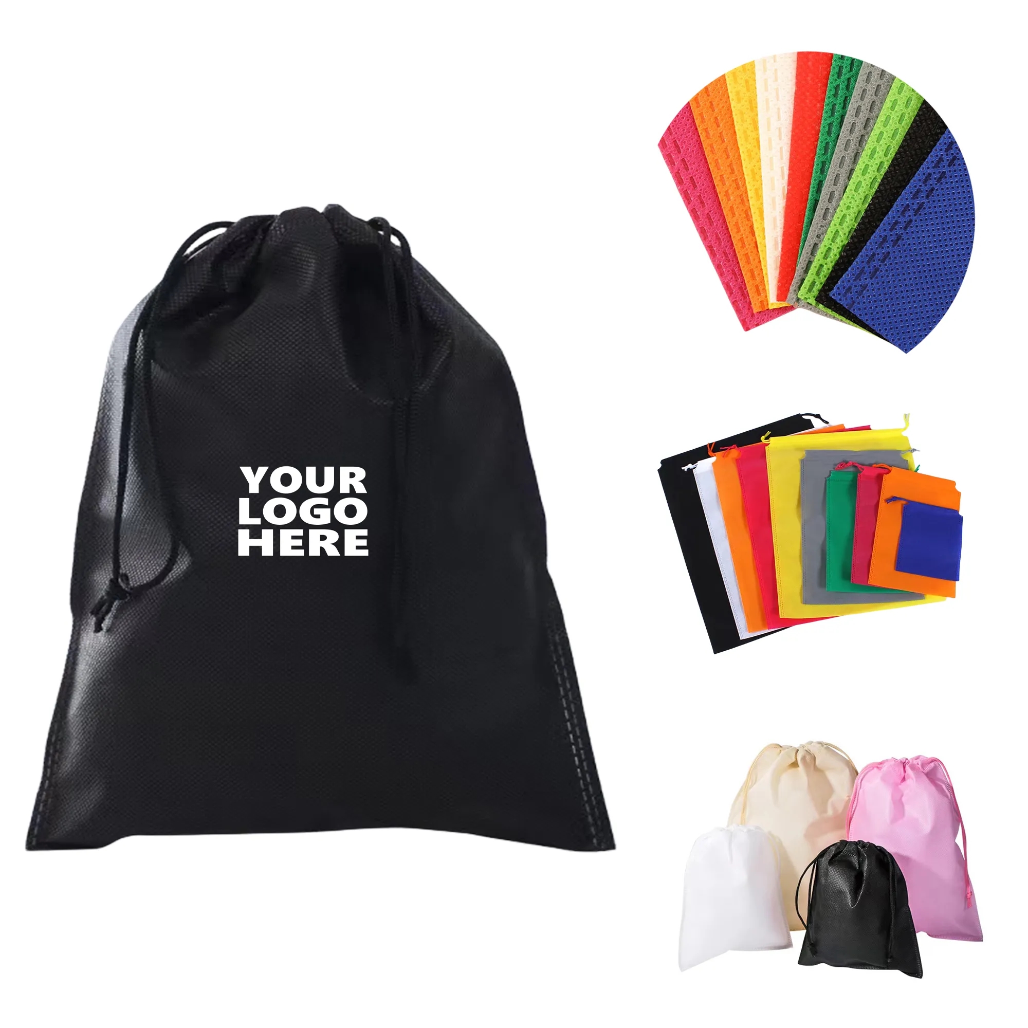 Non-Woven Drawstring Storage Bag MOQ100 3