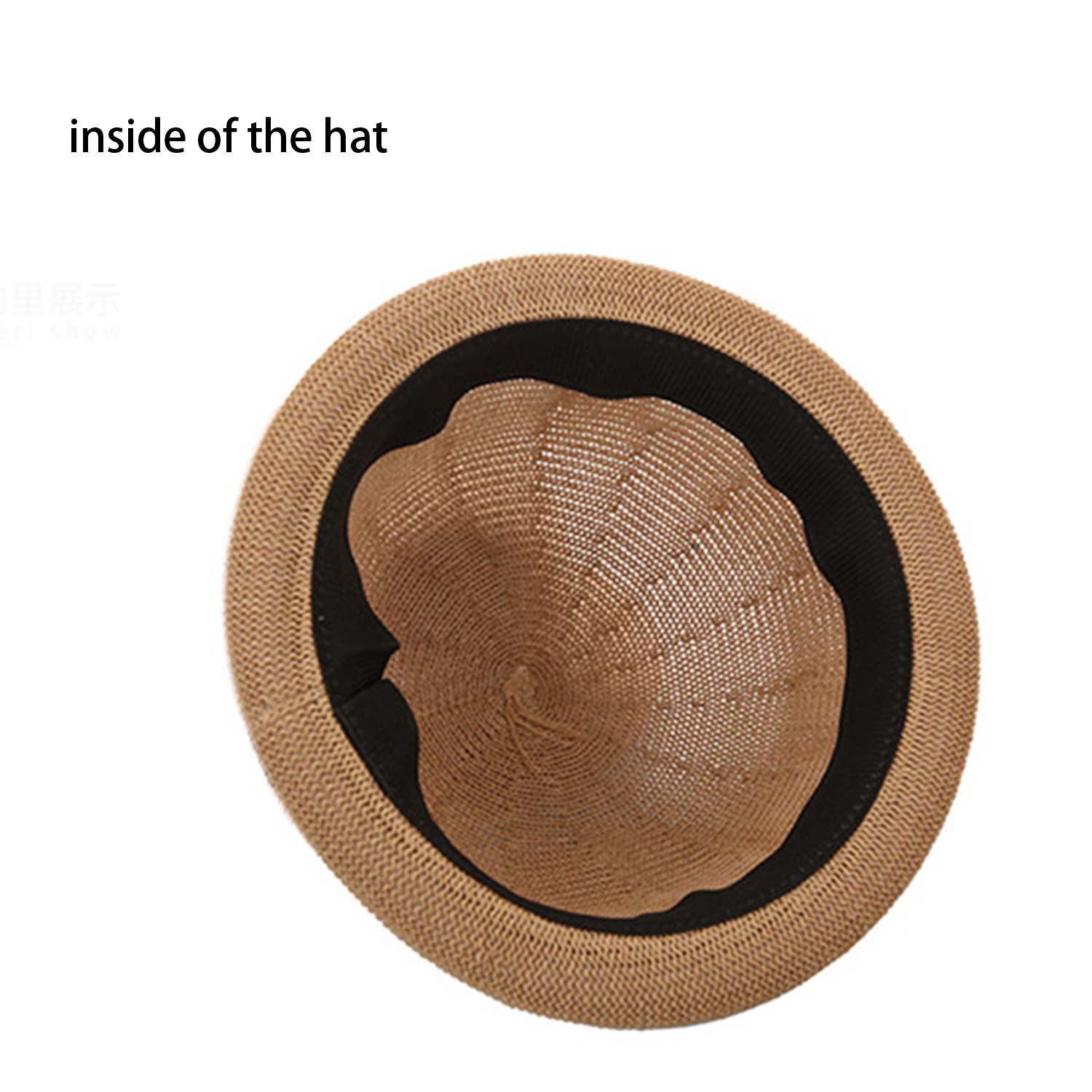 Grass Yarn Trimmed Round Top Korean-style Small Hat 7