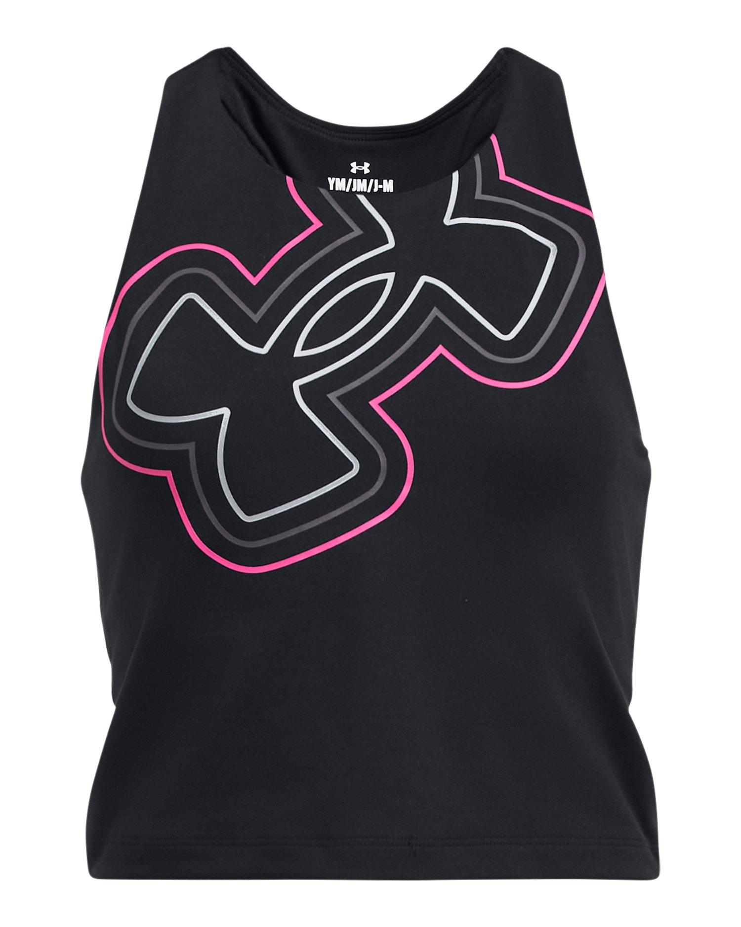 UA Motion Branded Girls' Crop Tank 3