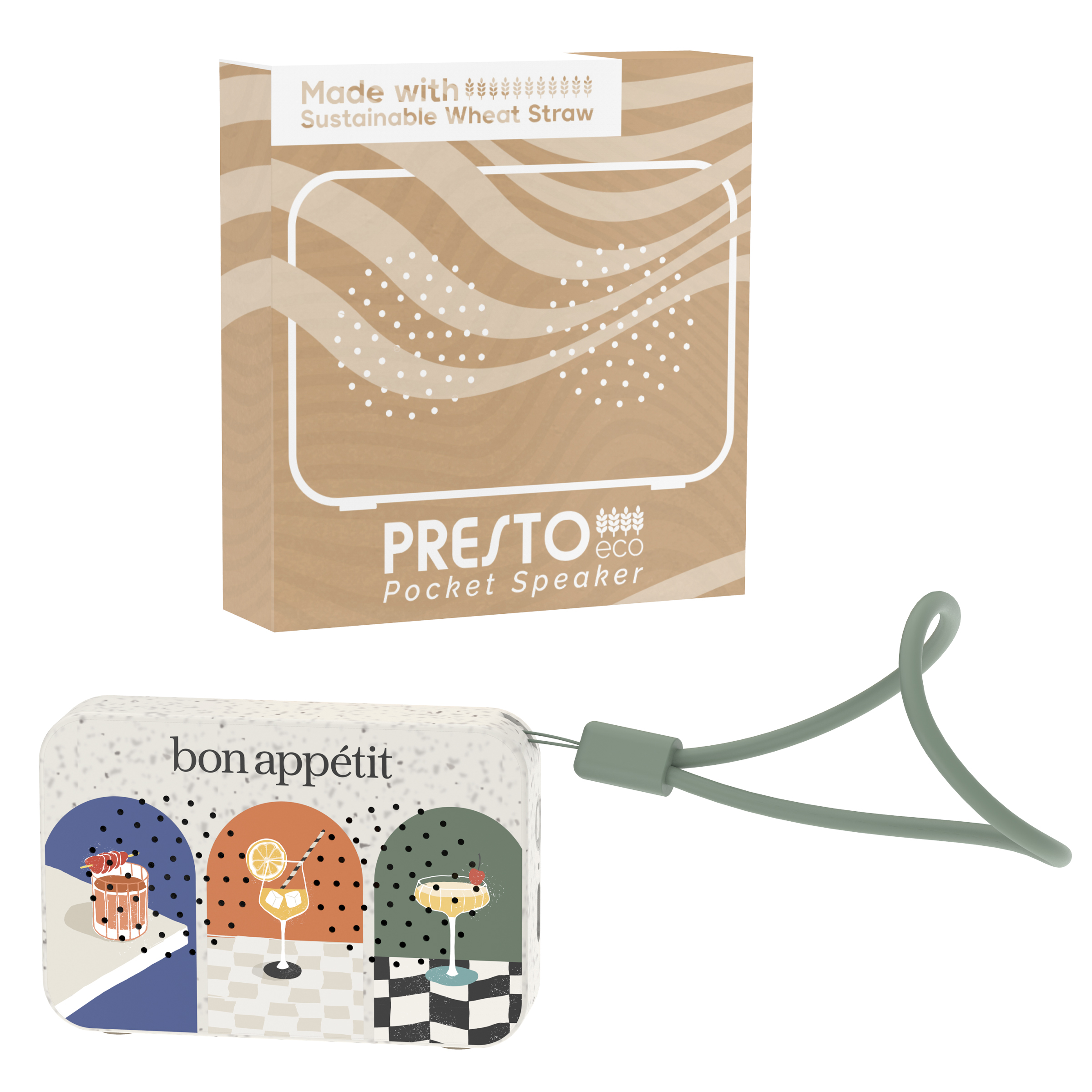 Presto Eco : Pocket-sized Speaker that uses 50% less new plastic 3