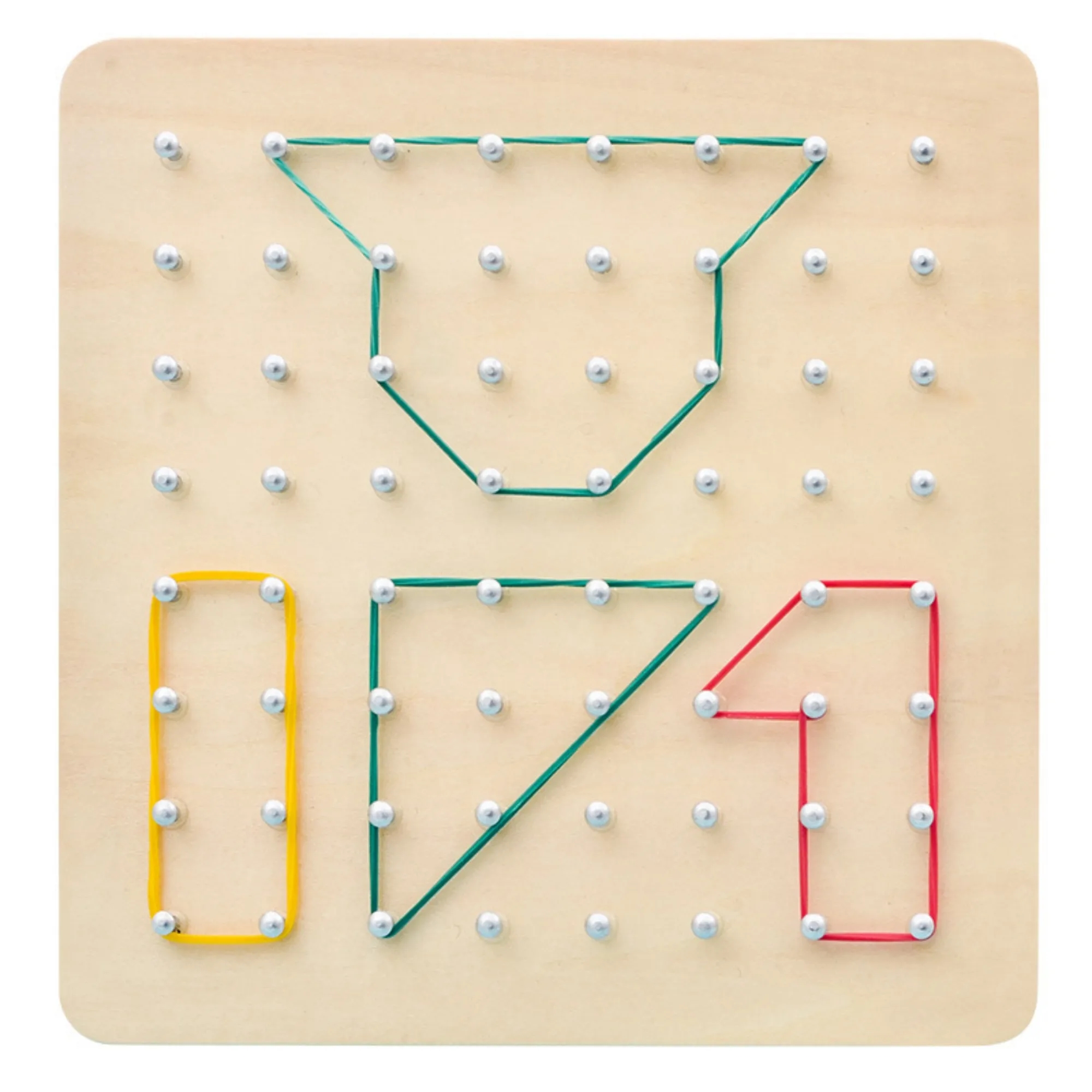 Children's Wooden Pegboard Early Education Toy 2