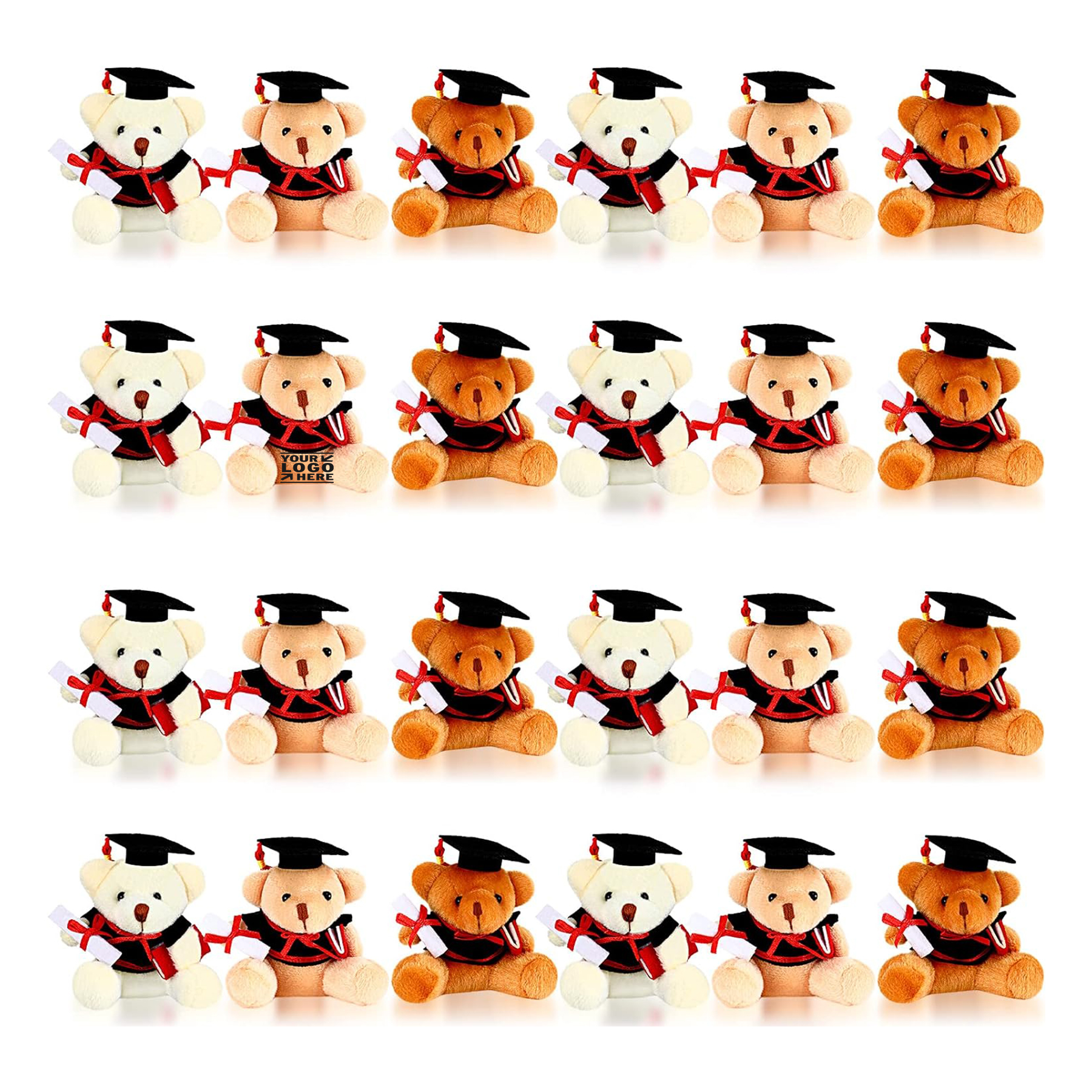 Mini Graduation Bear Toy 2