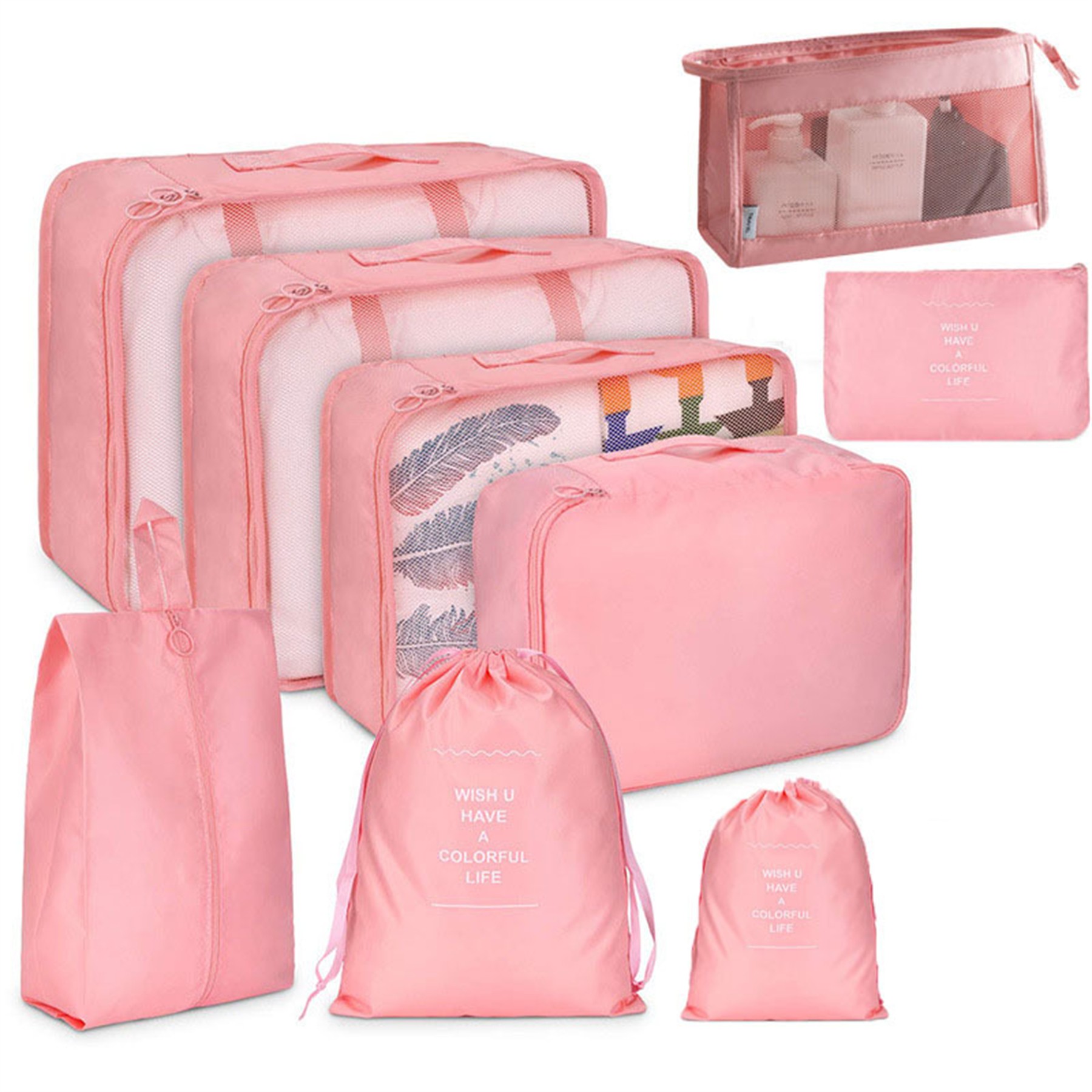 9 Sets Travel Packing Cubes 6