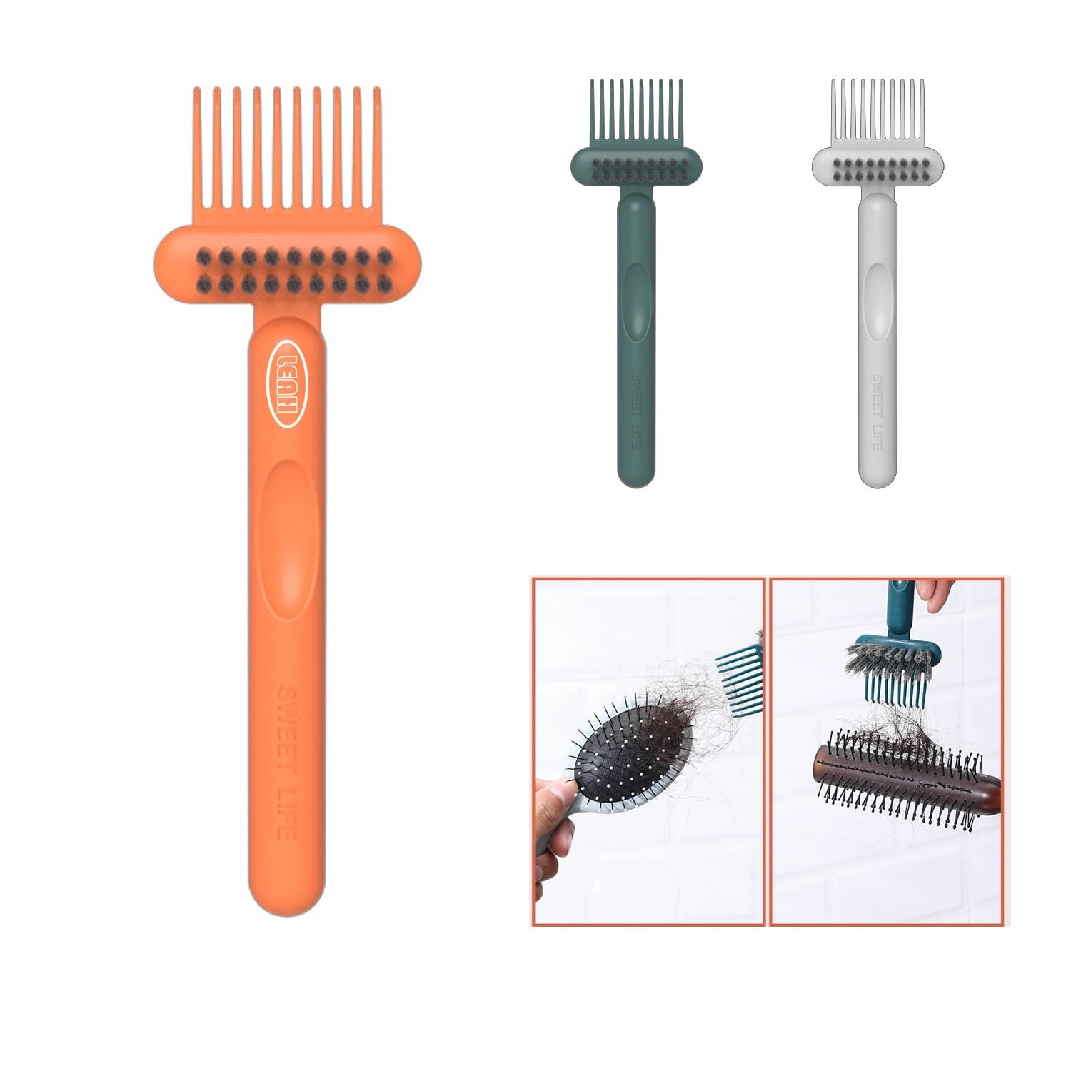 Air Cushion Airbag Comb And Cleaning Brush 1