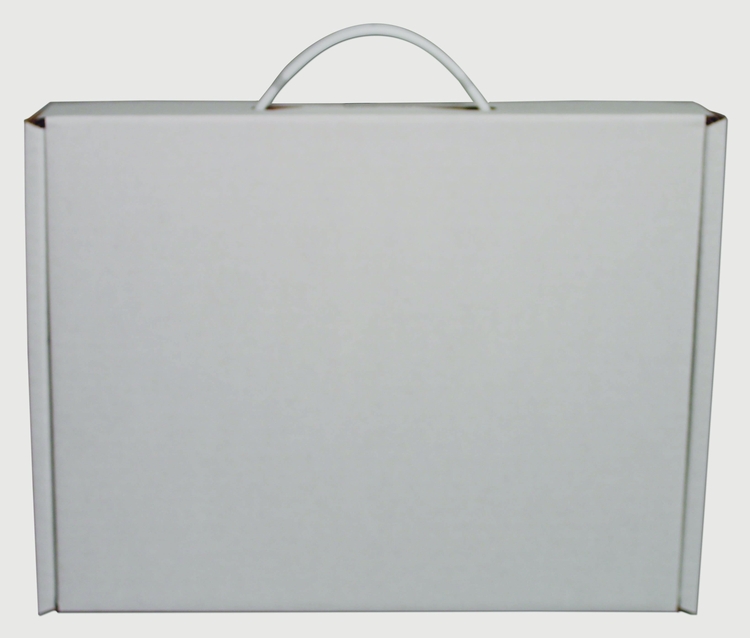 11 1/4" x 8 3/4" x 2" - B-Flute Box with Handle 1
