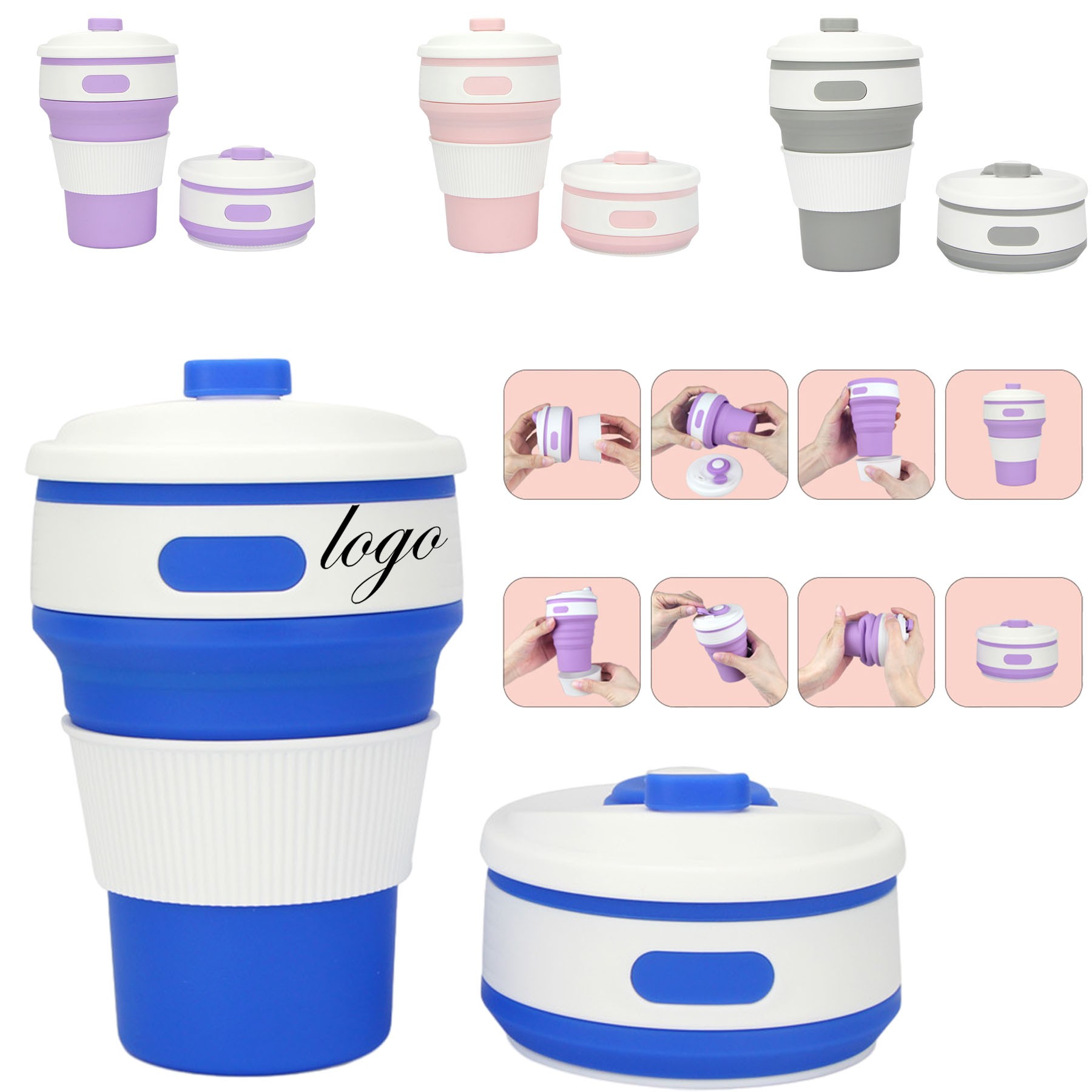 Portable Collapsible Silicone Cup