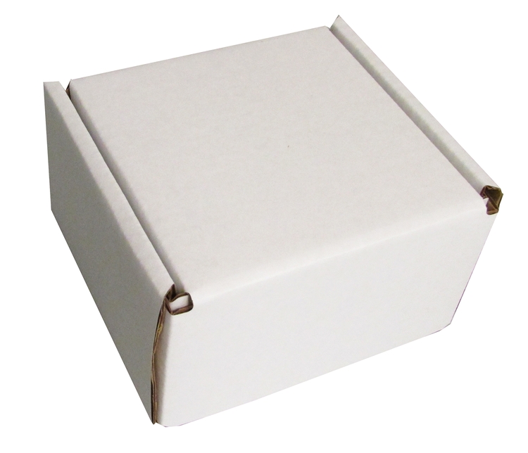 5 1/8" x 5 1/8" x 3 1/4" - B-Flute Outside Tuck Box 1