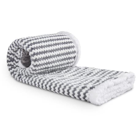 Field & Co.® Chevron Striped Sherpa Blanket 60
