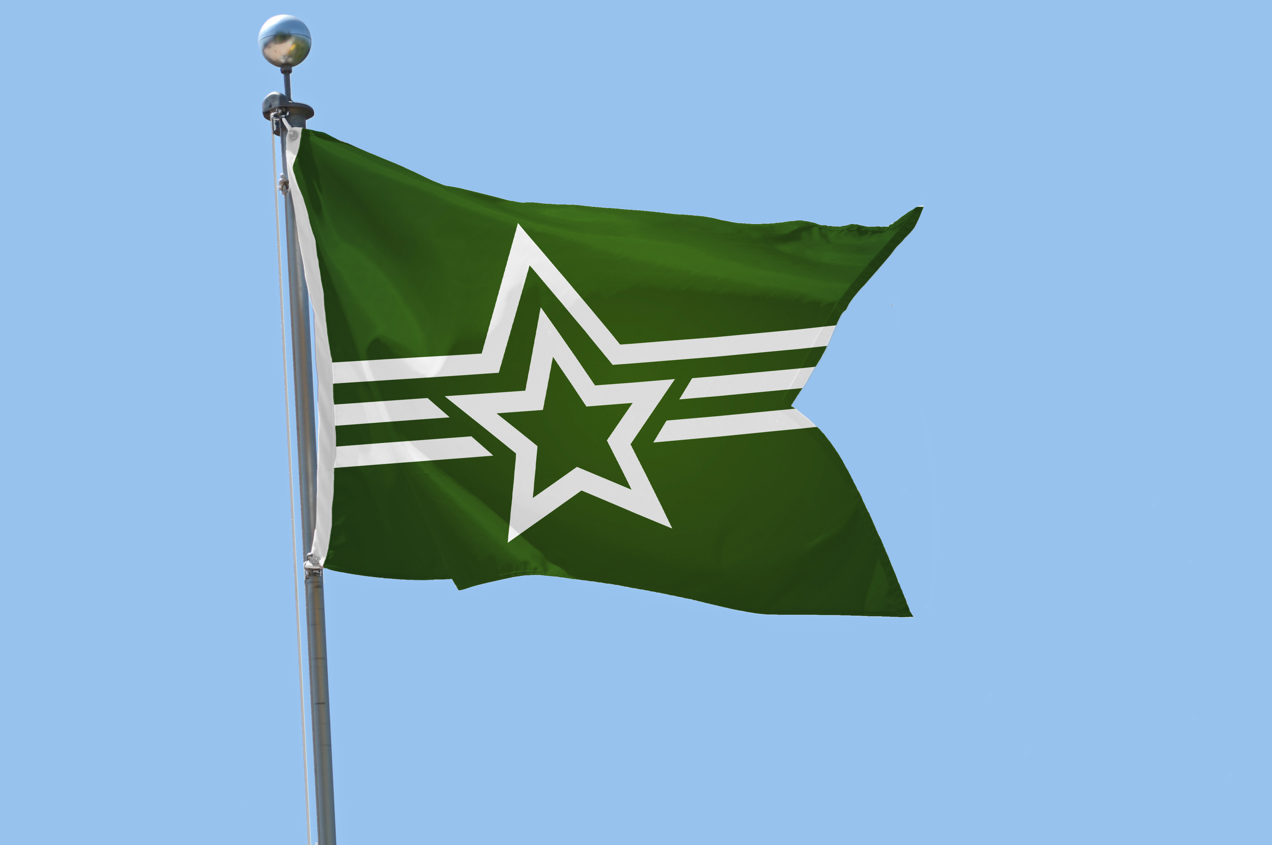 3' x 5' Polyester Guidon Flag Single-Sided 3