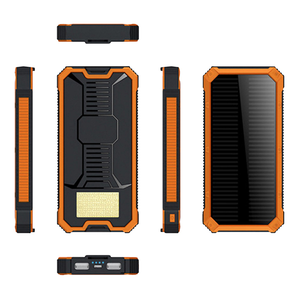 8000mAh Solar Power Bank W/Torch 22