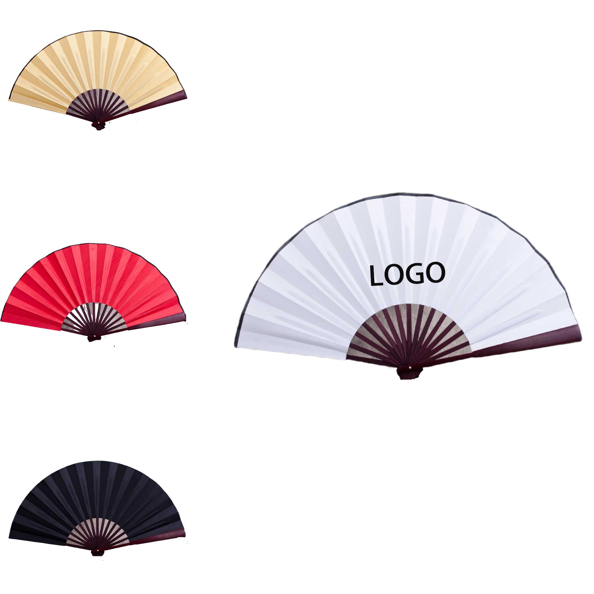 Blank Foldable Bamboo Fan 4