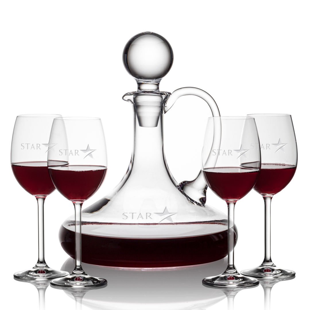 Horsham Decanter Wine Set 4