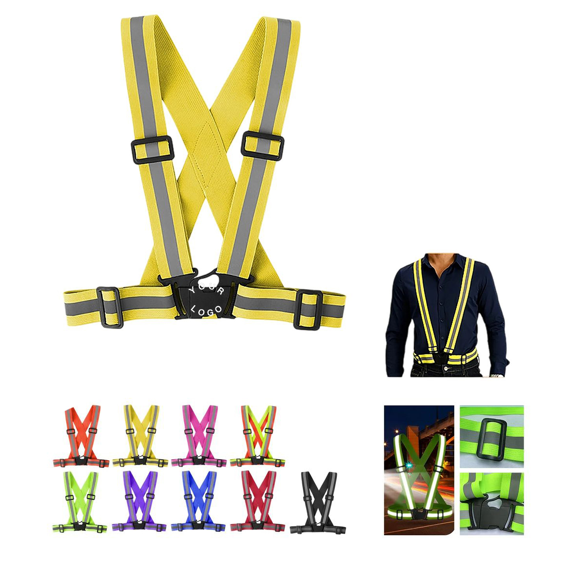 Adjustable Reflective Vest 9