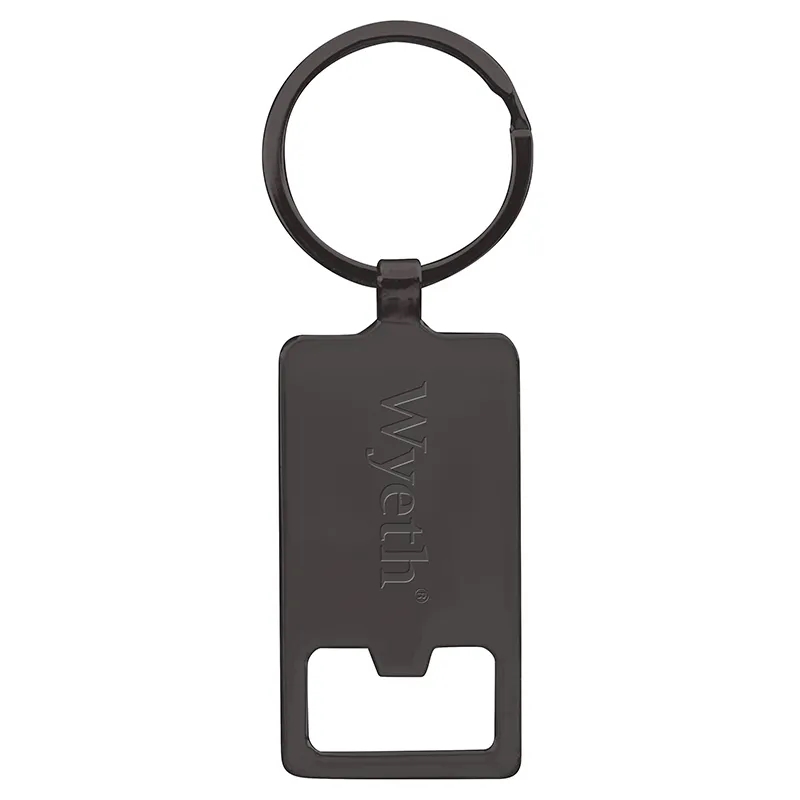 Saugus Key Chain Bottle Opener - Black 8