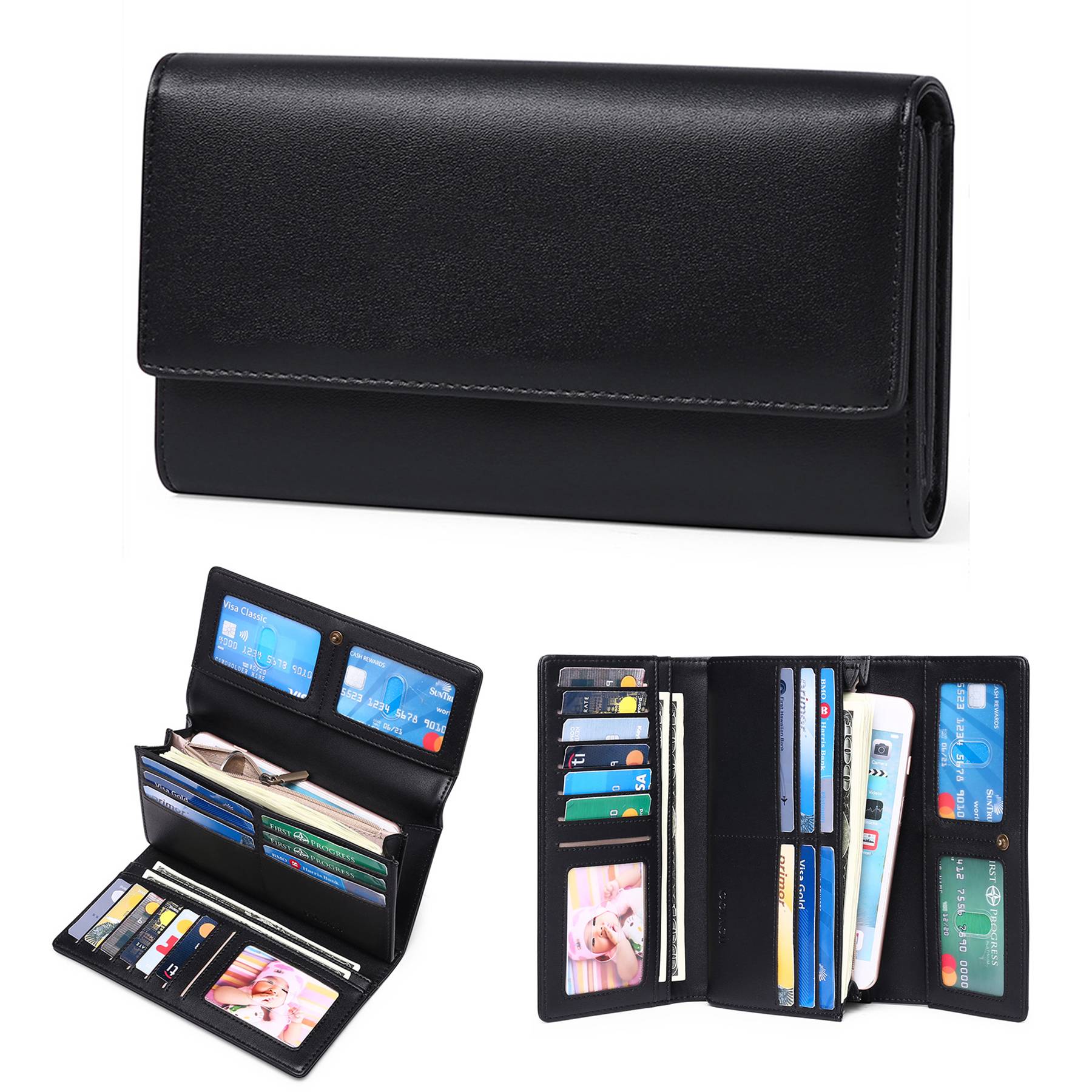 PU Women's Clutch Wallet 9