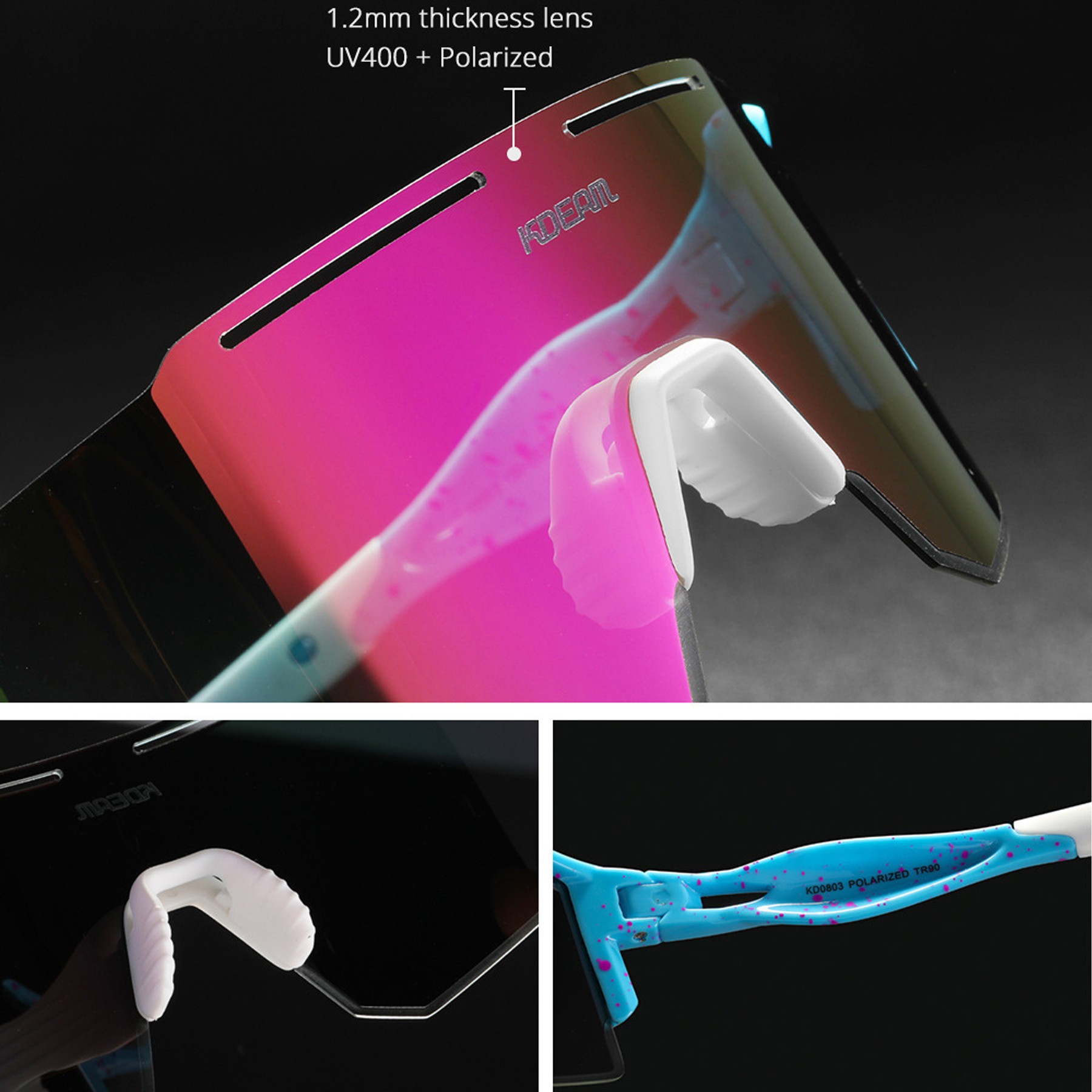 Unisex Polarized Cycling Uv400 Protection Sunglasses 1