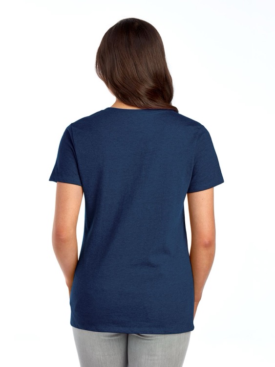 JERZEES Premium Blend Combed Ring-Spun Ladies' V-Neck T-Shirt 11