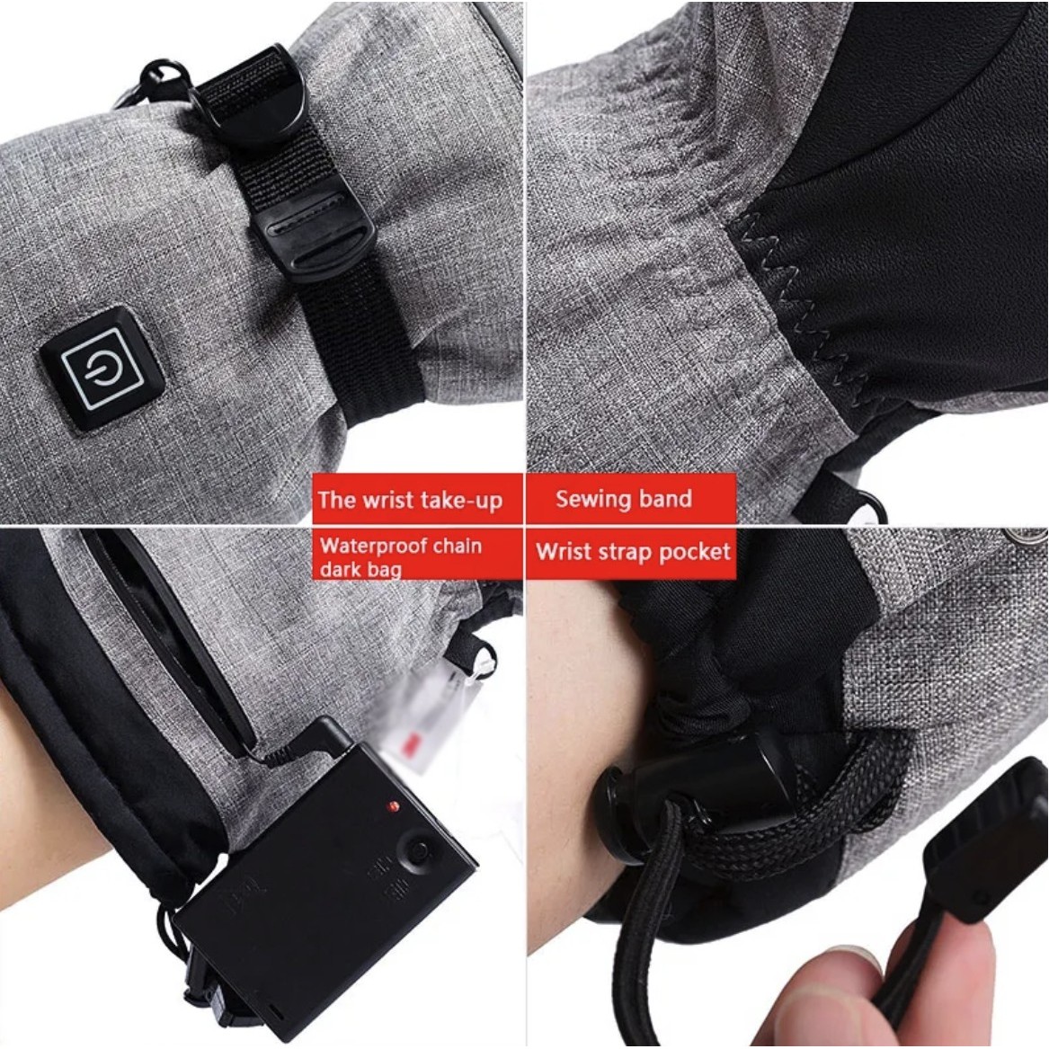 Waterproof Heated Electric Winter Gloves 1