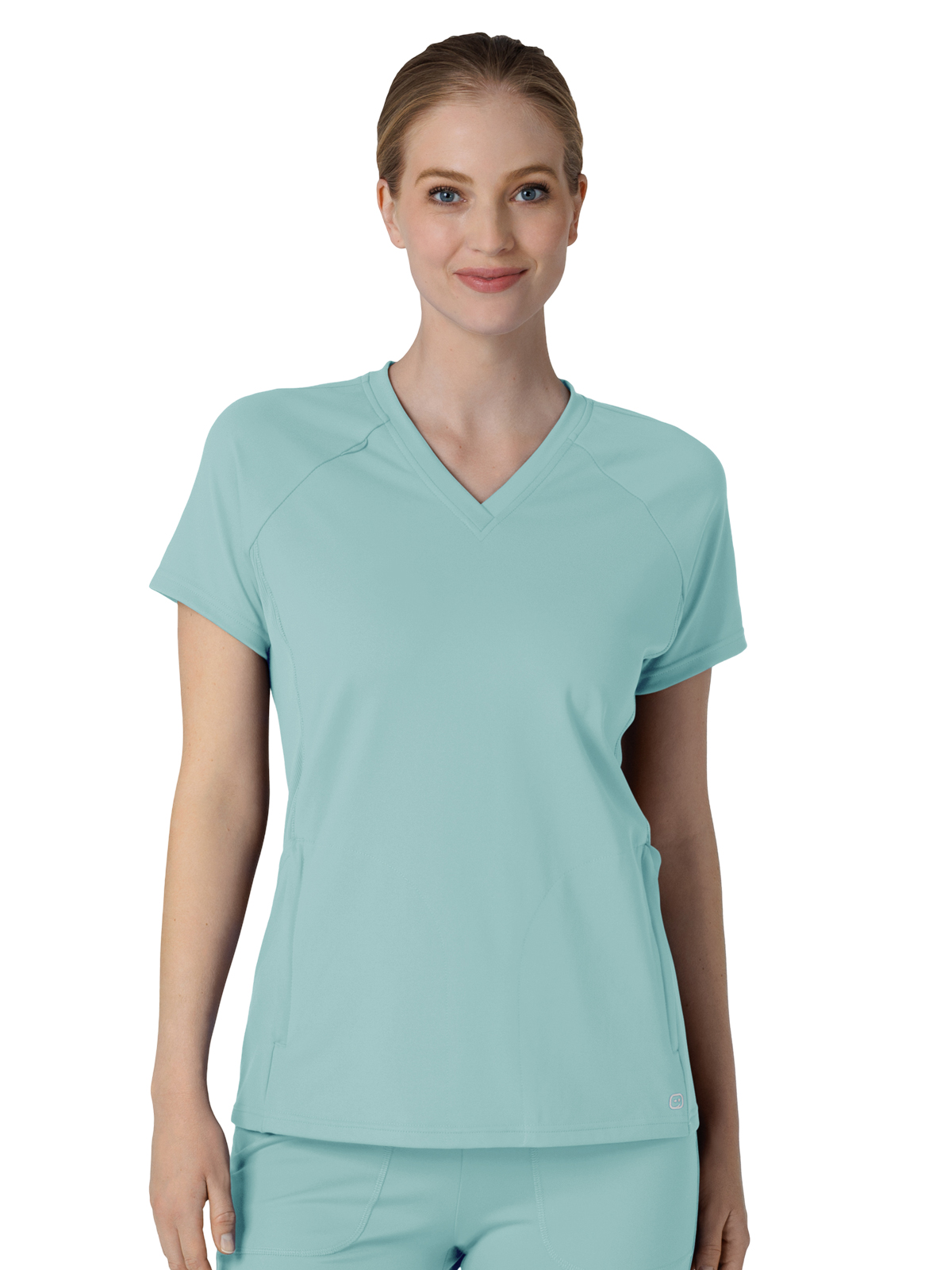 Wink - Renew Knit - Women's Four-Pocket Flex-n-Reach V-Neck Raglan Top 28
