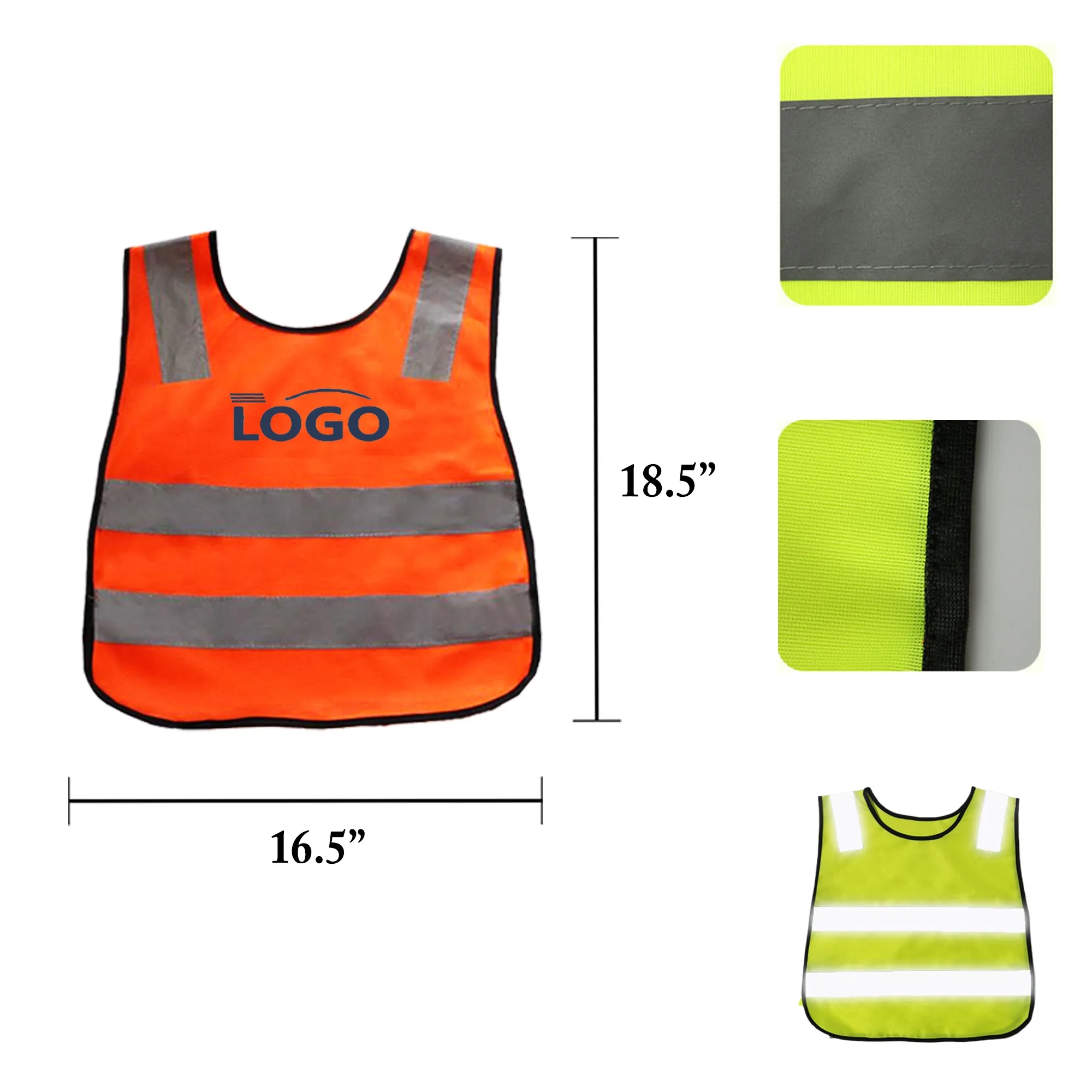 Kids Reflective Safety Vest MOQ30 2