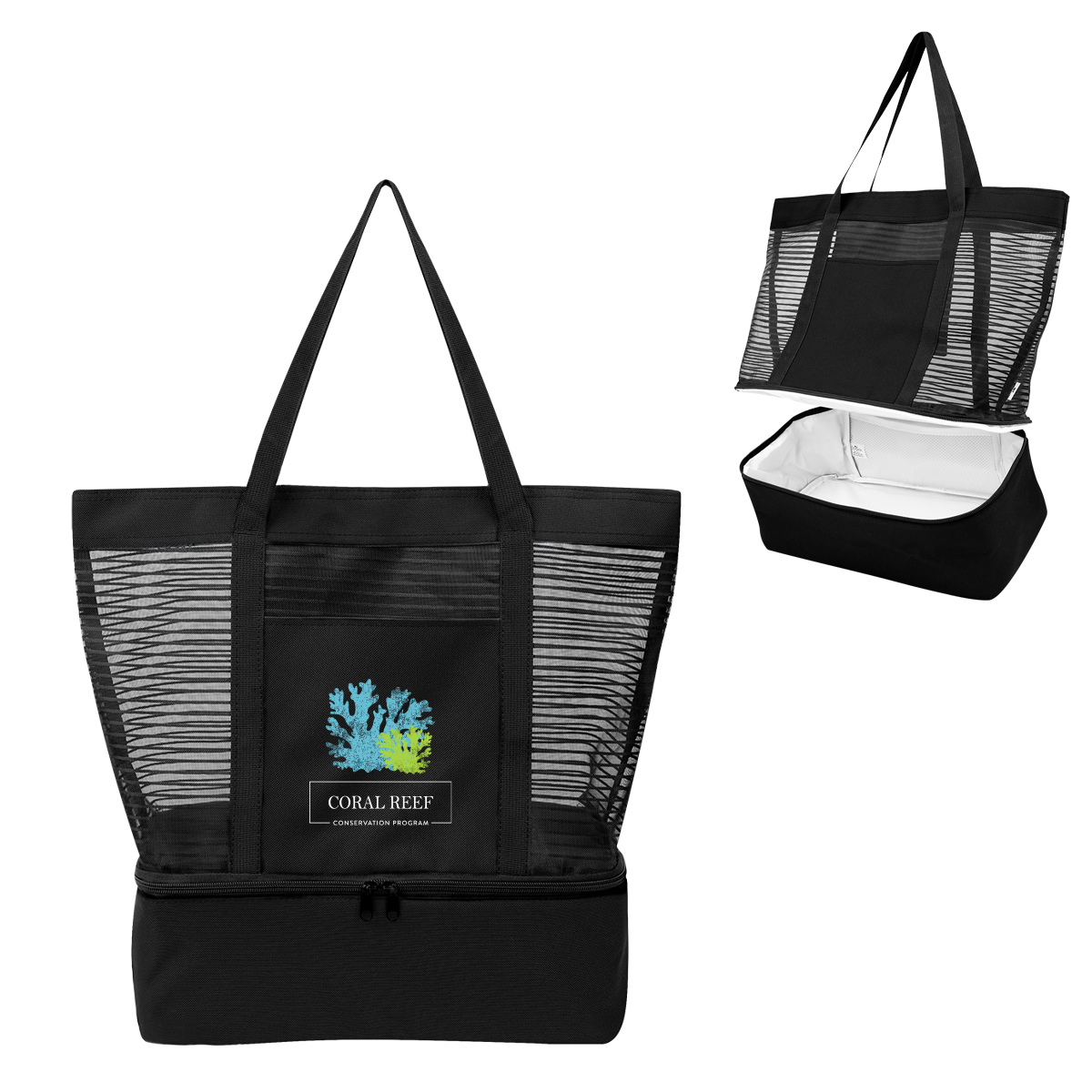 Marley rPET Mesh Tote Bag With Cooler 20