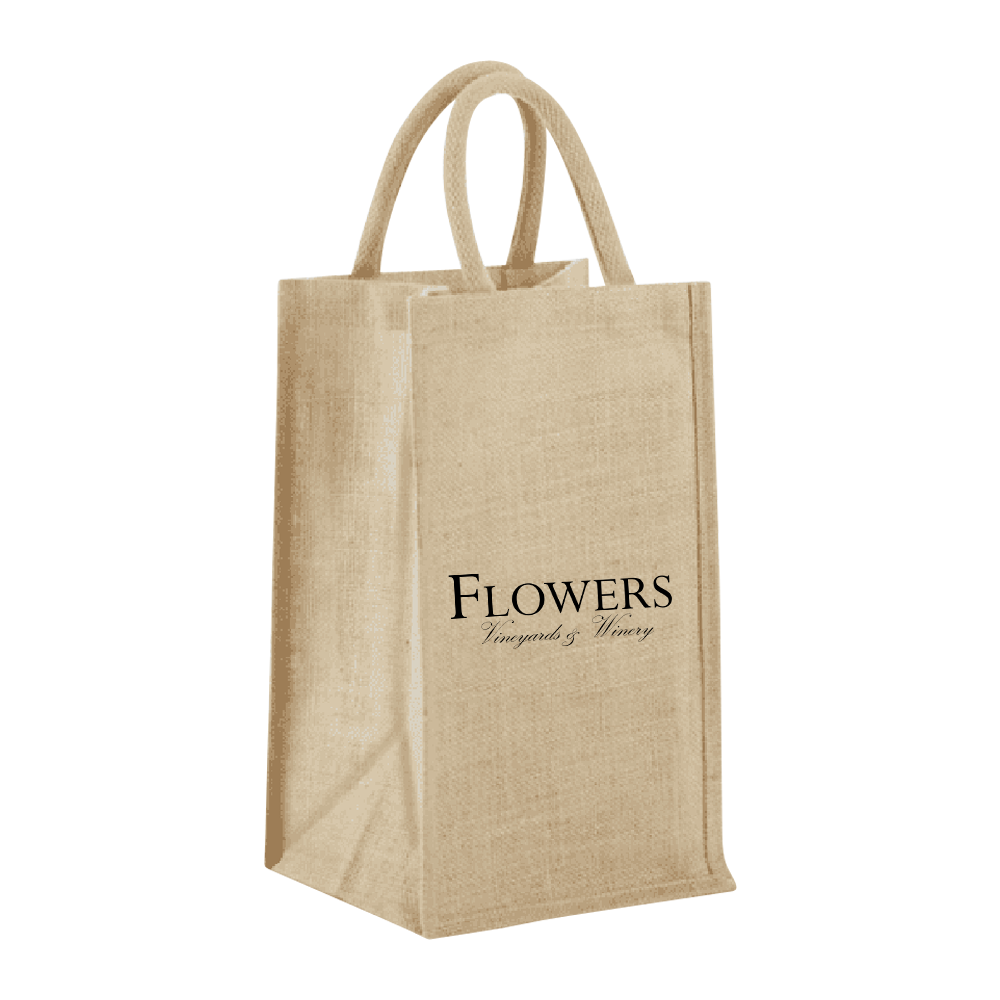 2-Bottle Jute Tote 2