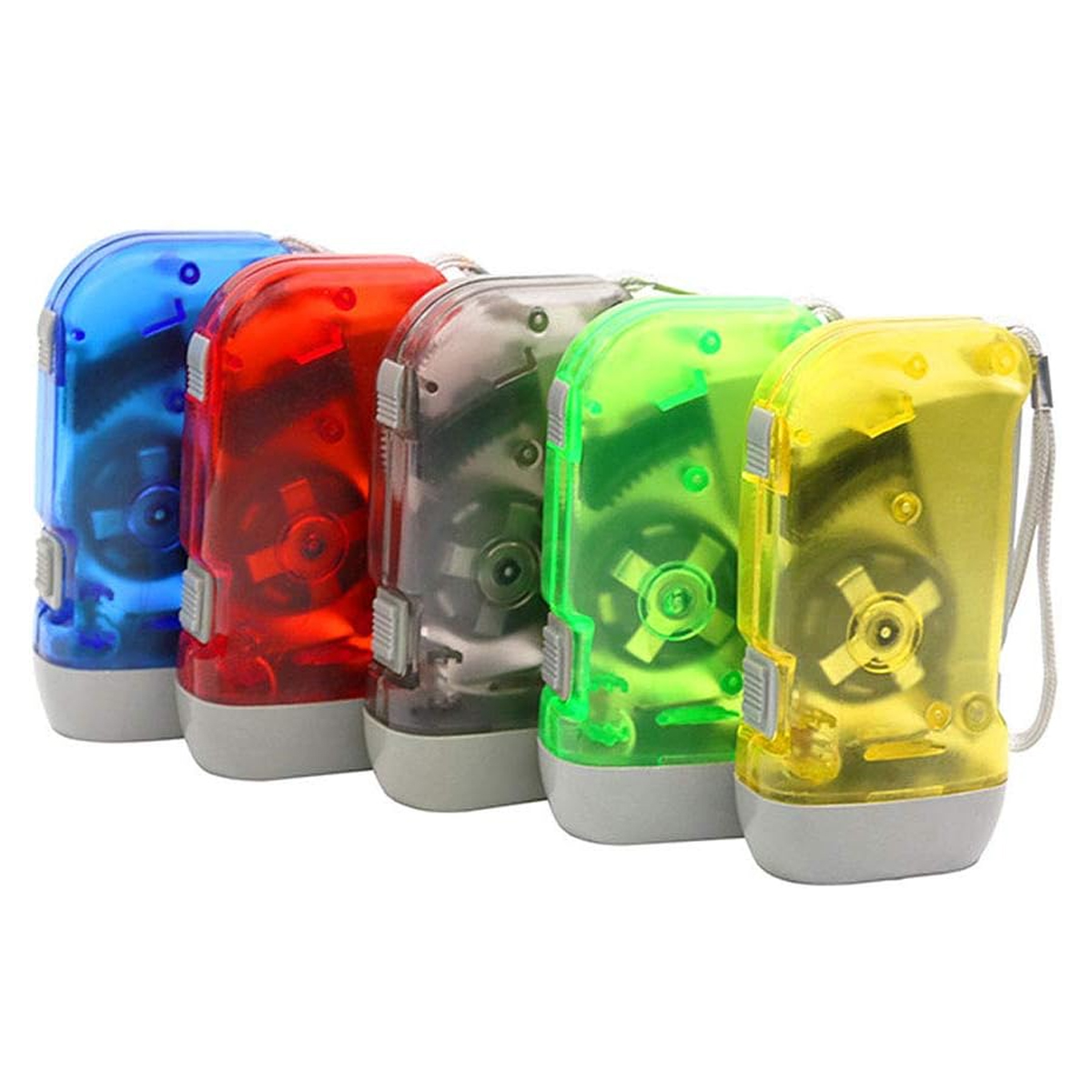 Hand Crank LED Flashlight with Dynamo Power 6