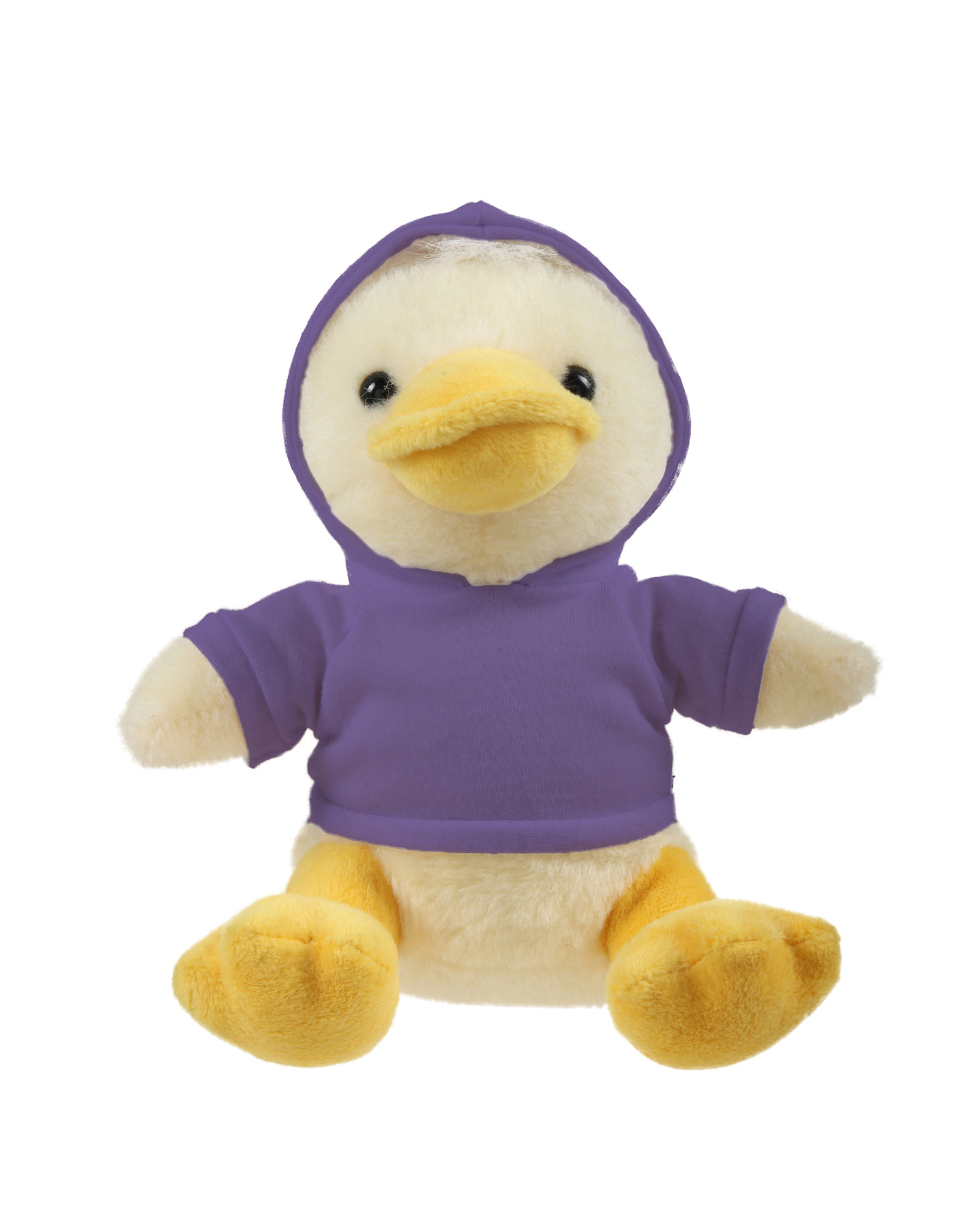 Soft Plush Sitting Duck wearing a Hoodieoodie 18