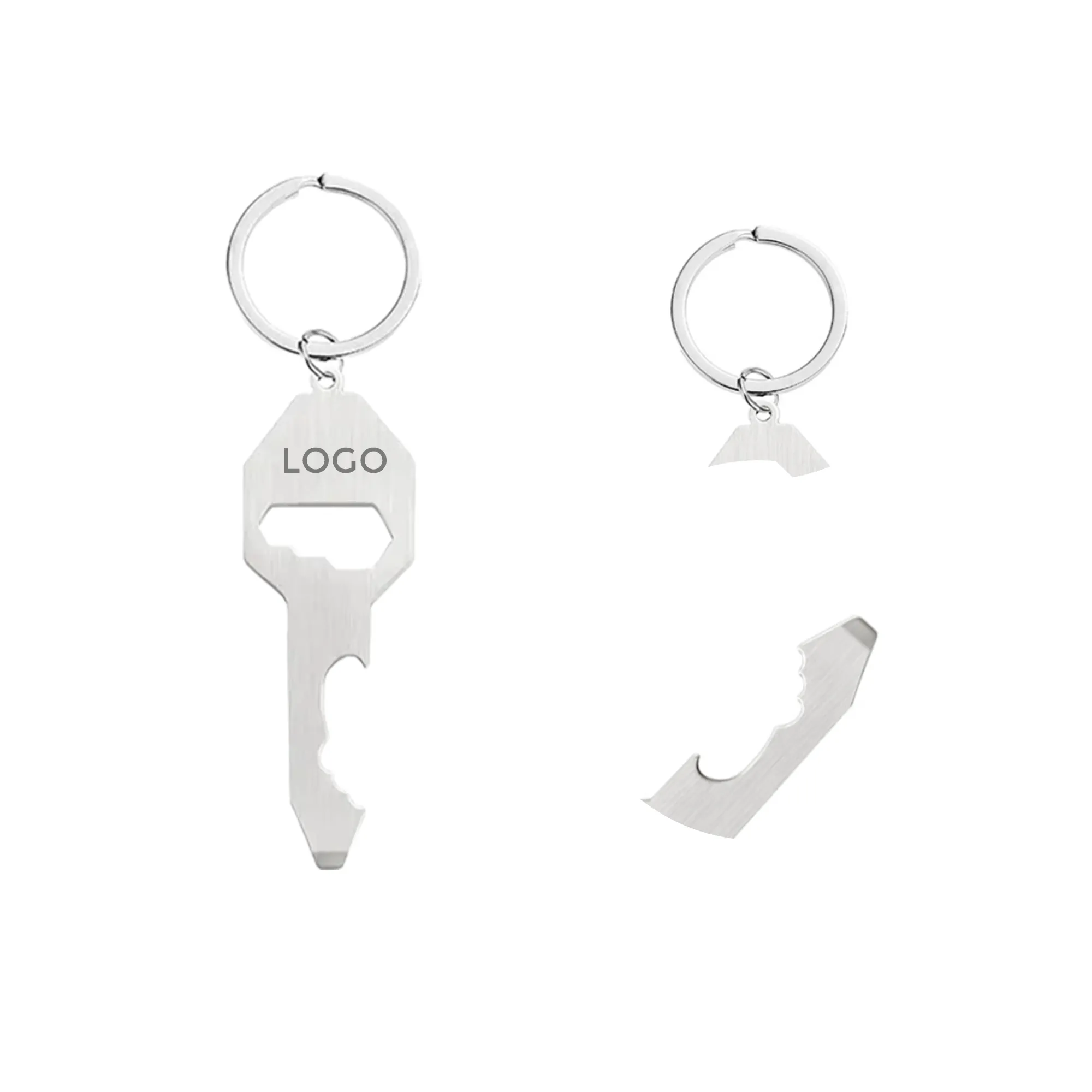 Stainless Steel Bottle Opener Keychain 1