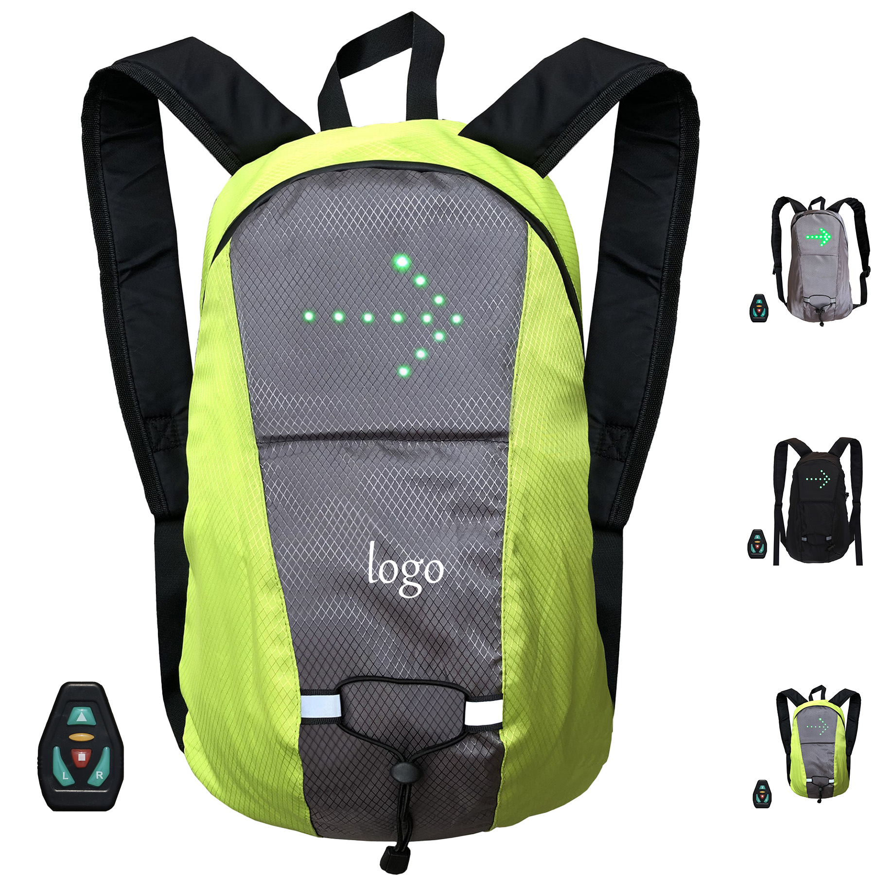 LED Turn Signal Light Backpack 3
