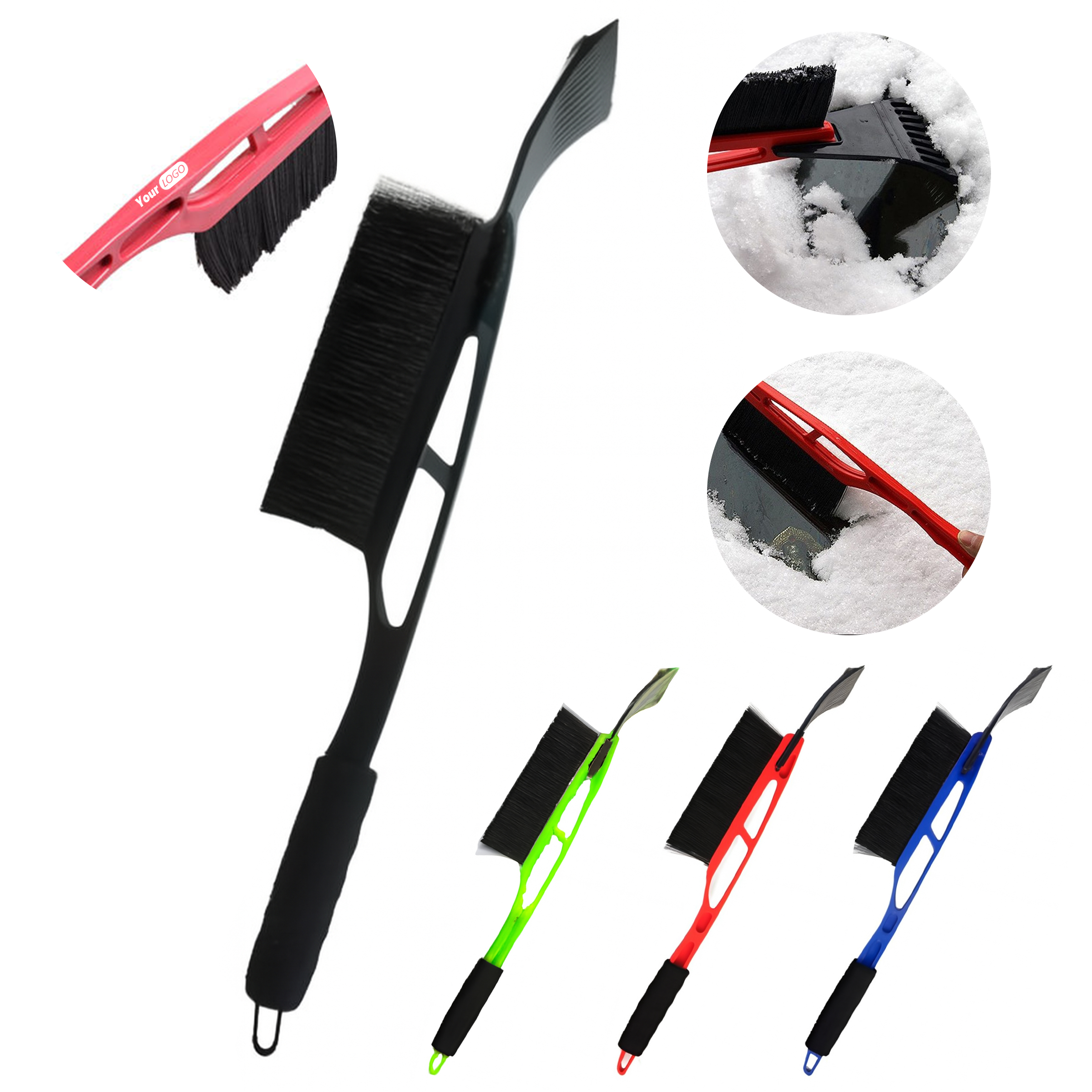 Multi-Function Snow Brush with Ice Scraper 2