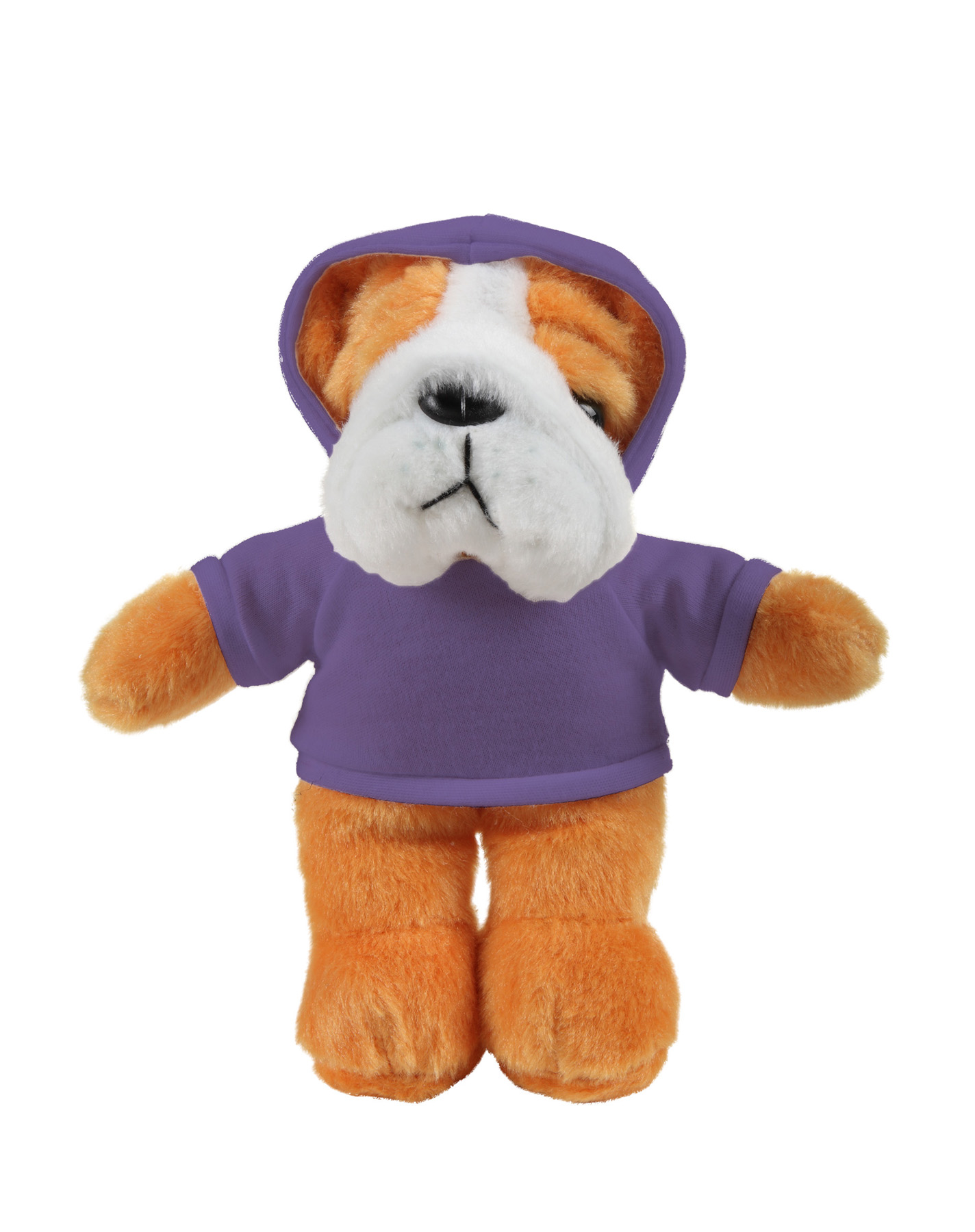 soft plush Bulldog with hoodie 5