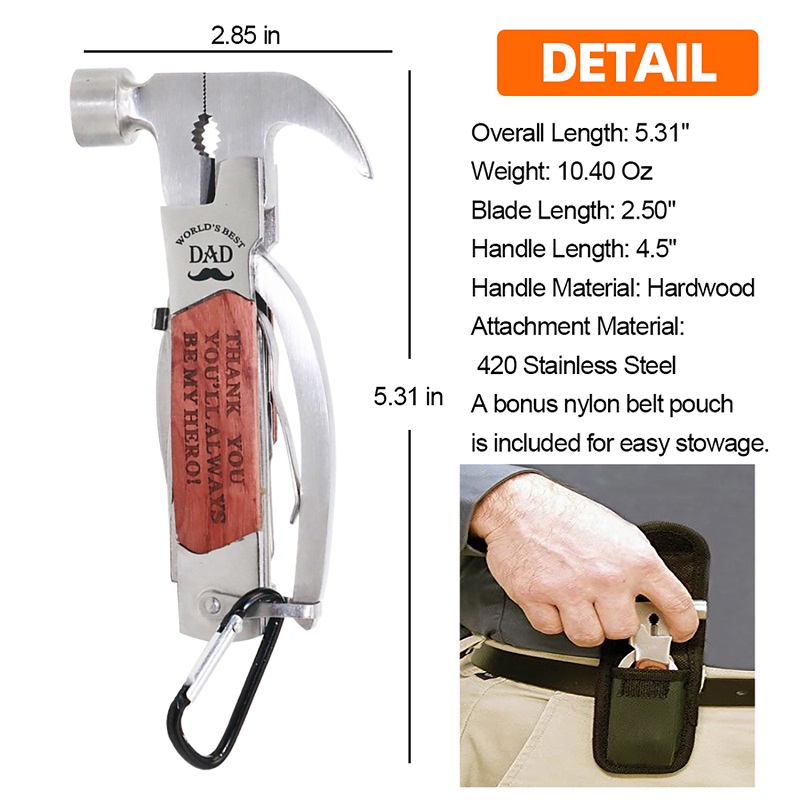 12-In-1 Multifunctional Wood Hammer 3