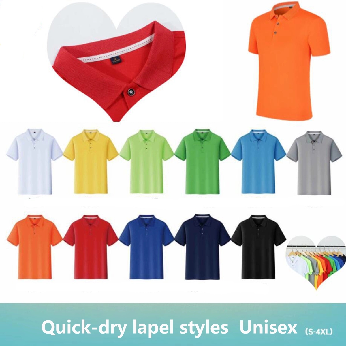Unisex Quick-Dry Polo Shirt 4